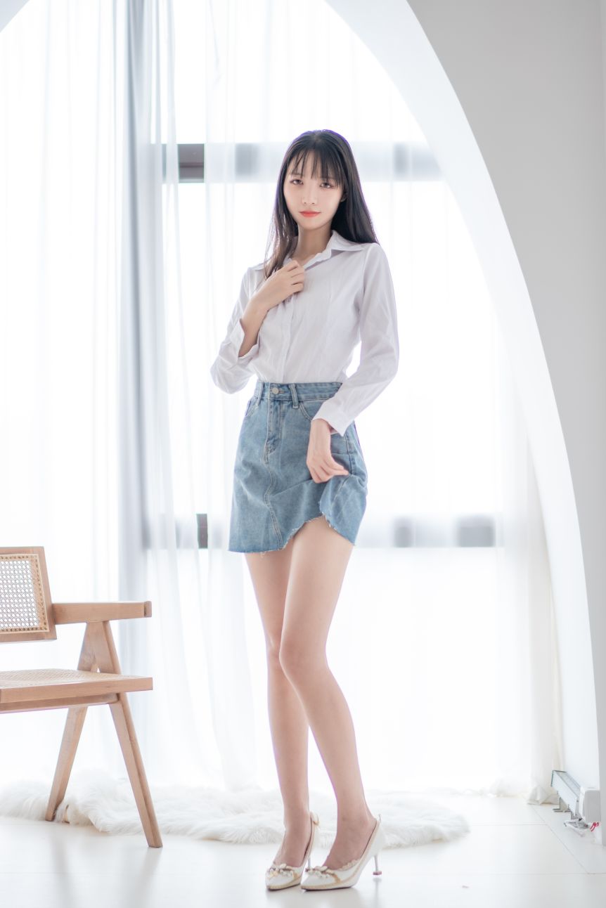 西瓜murmure西瓜少女-2021-04-29-牛仔裙-125P1V-12-19
