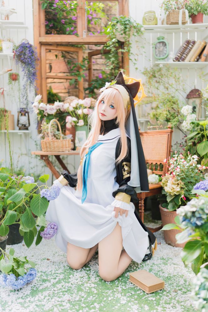 艾西Aiwest-碧蓝档案伊落玛丽-修女-睡衣-体操服-08-31