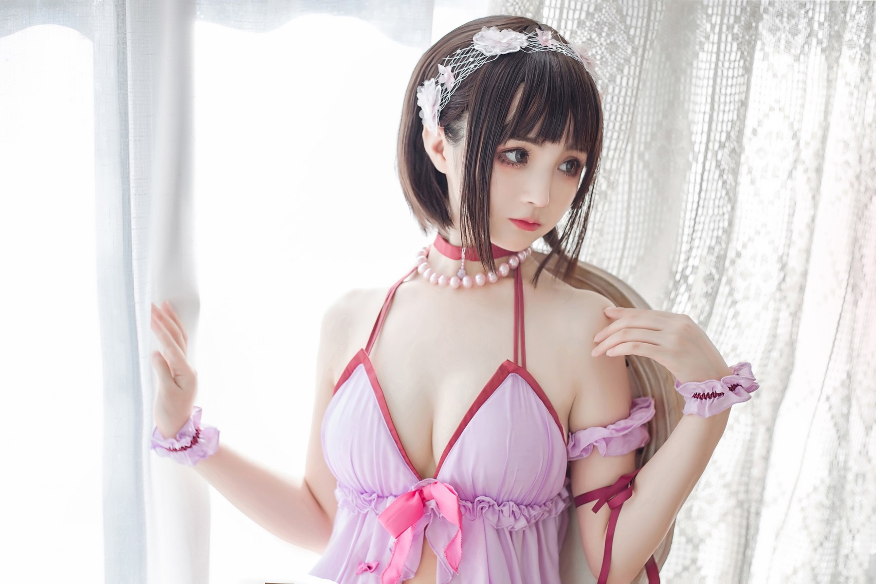桜井宁宁-Cosplay-加藤惠-Megumi-Kato-09-22