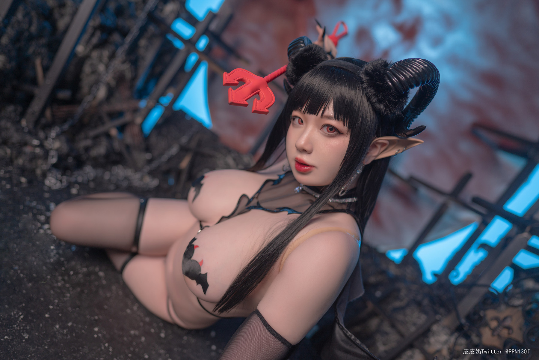 Cosplay-皮皮奶可可爱了啦-魅魔2-01-27