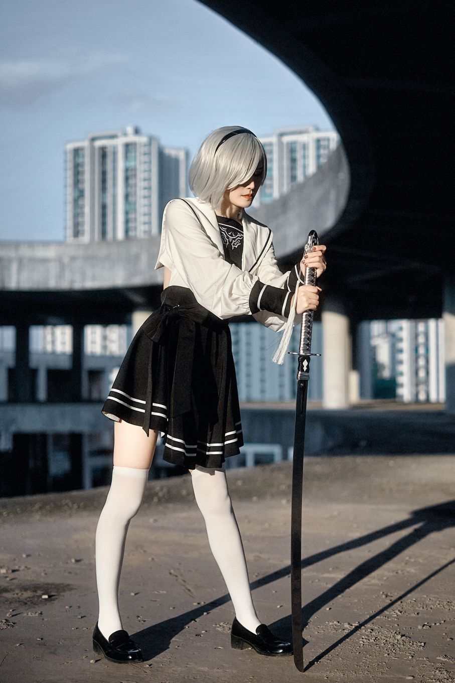 鹿八岁baby---尼尔机械纪元-2B废墟-05-18