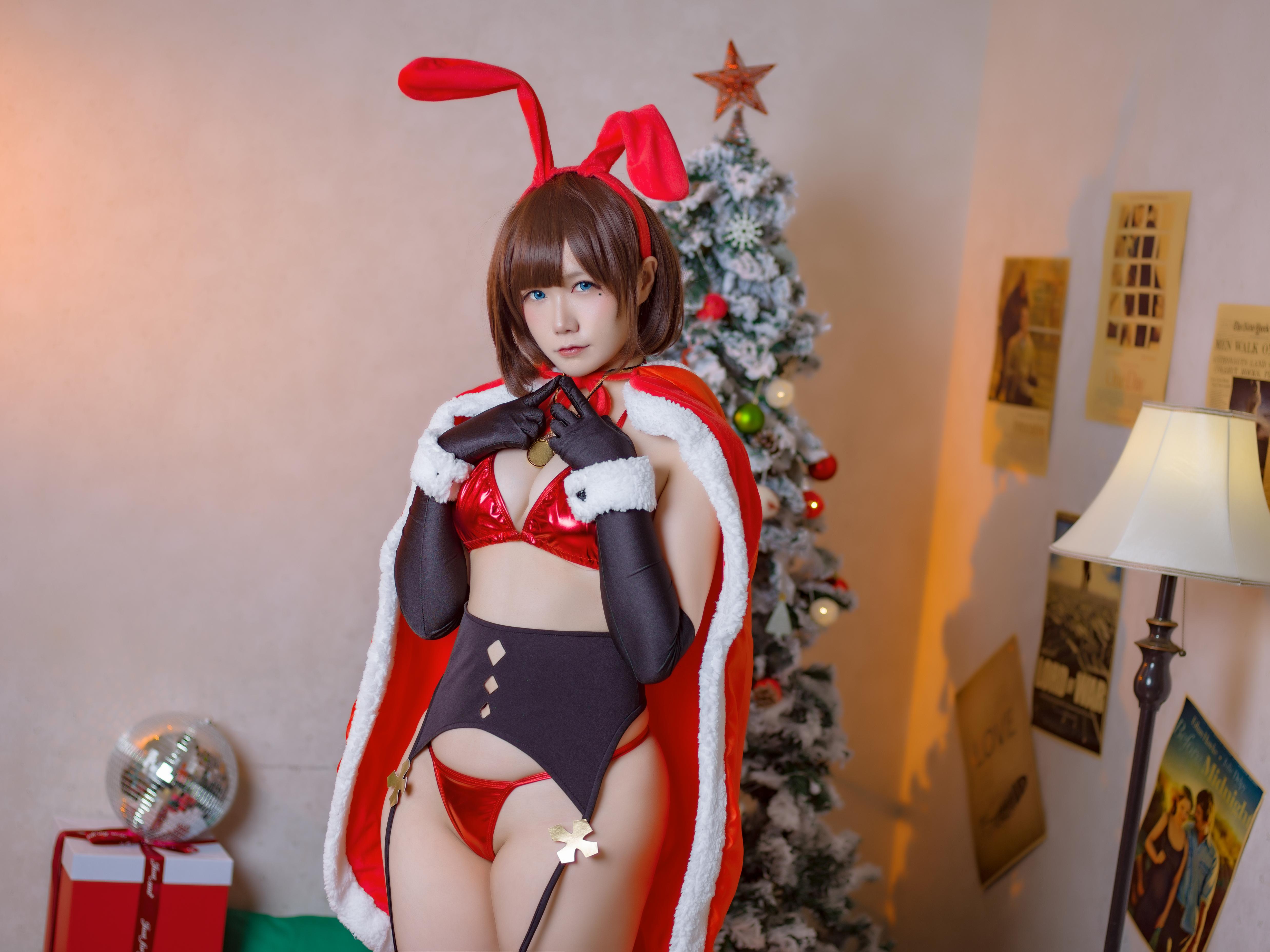 018-麻花酱---圣诞兔子大图22P-349MB-08-31