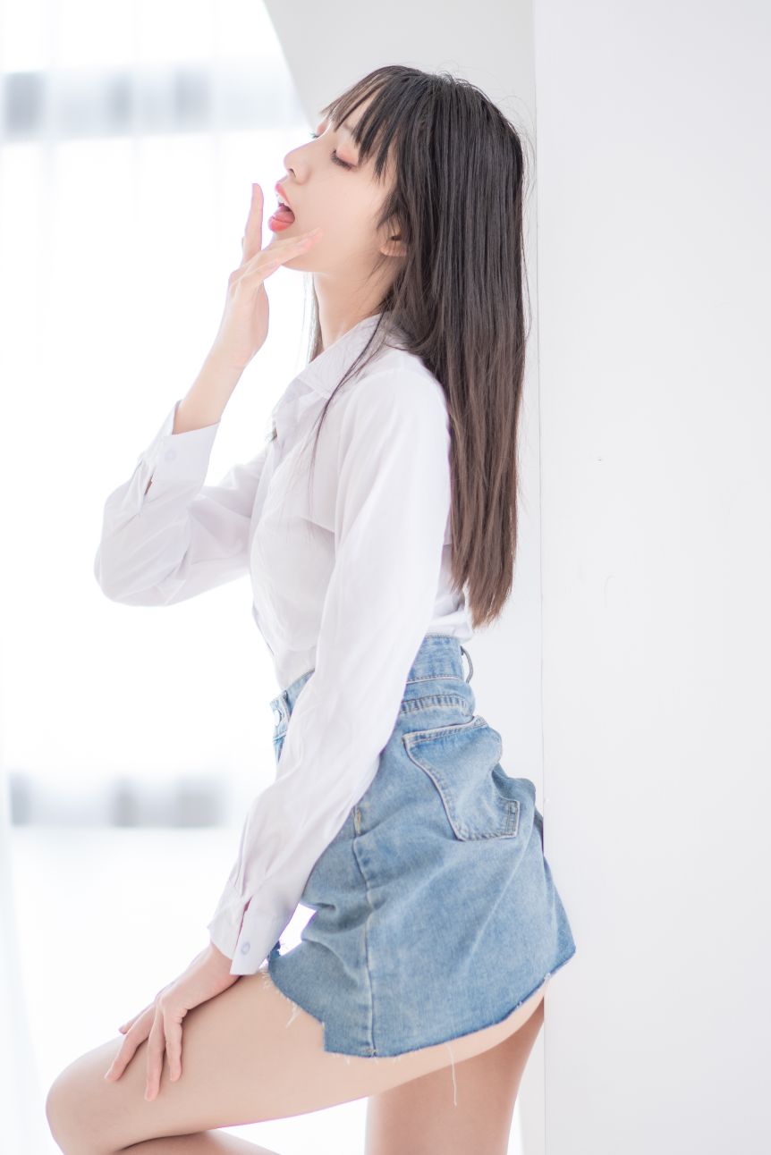西瓜murmure西瓜少女-2021-04-29-牛仔裙-125P1V-12-19