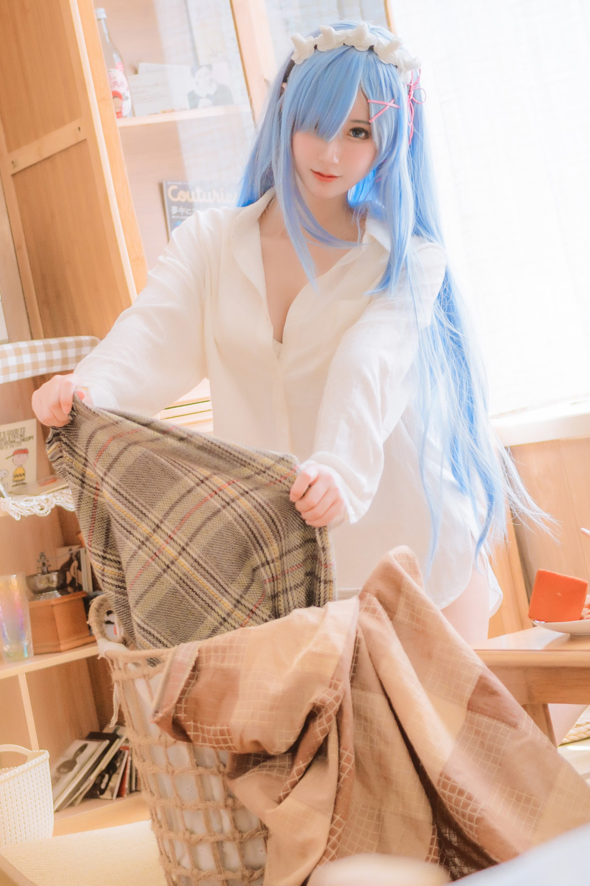 Cosplay-羽生三未图集-蕾姆-10-26