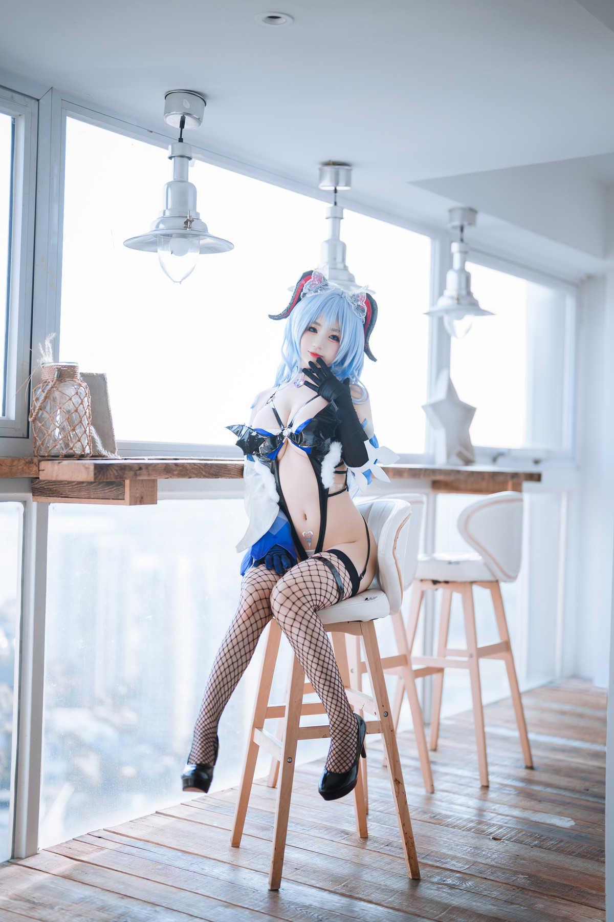 Cosplay-桜井宁宁-甘雨-01-22