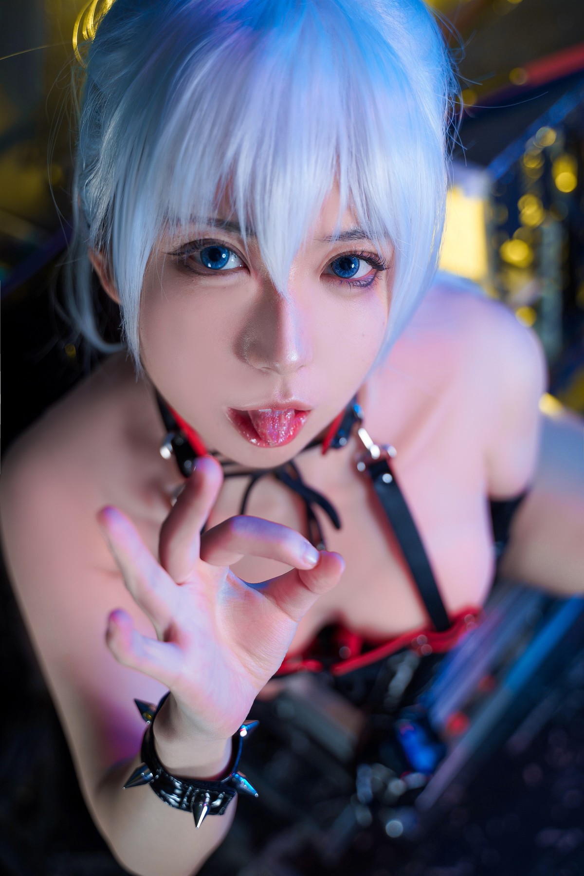 Cosplay-虎森森-Leather-Queen-10-20