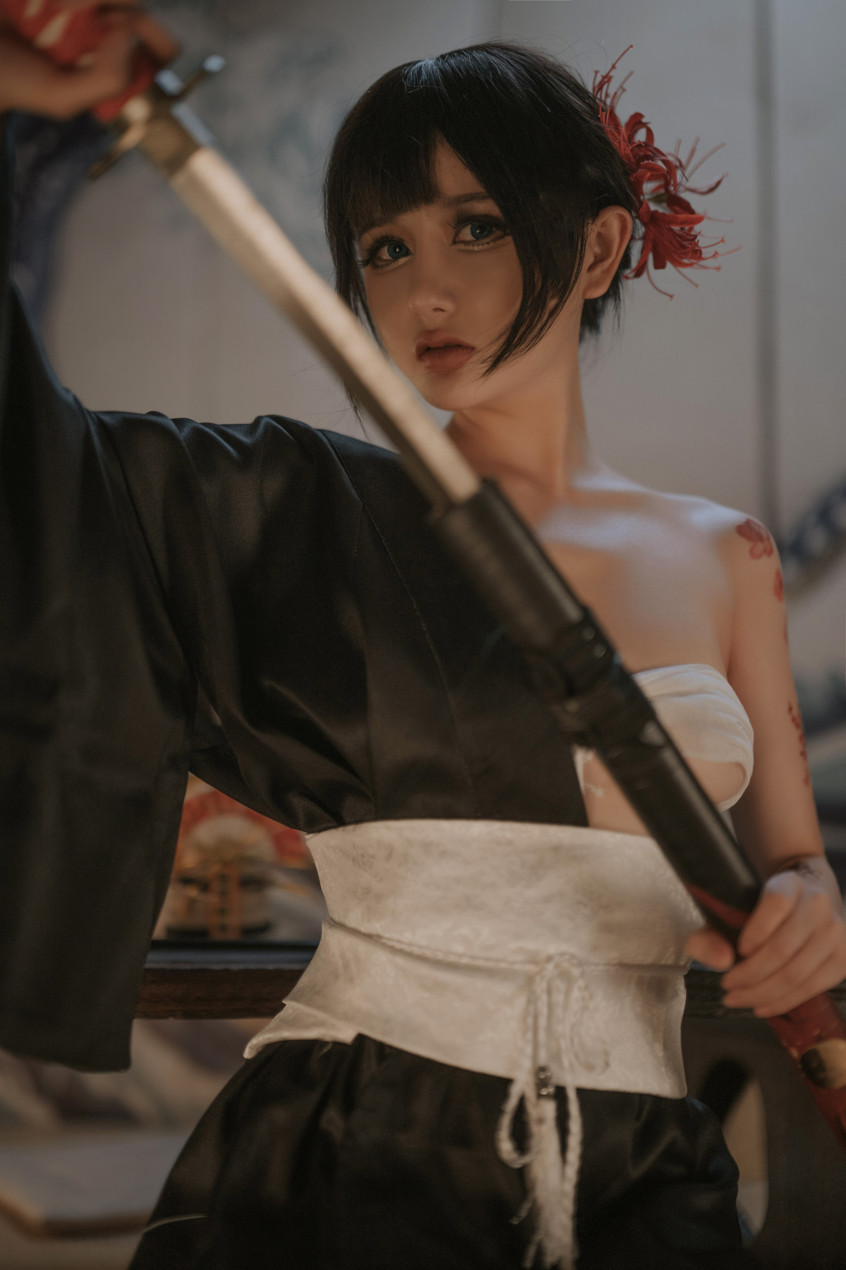 Cosplay-您的蛋蛋-黑帮大小姐-09-17