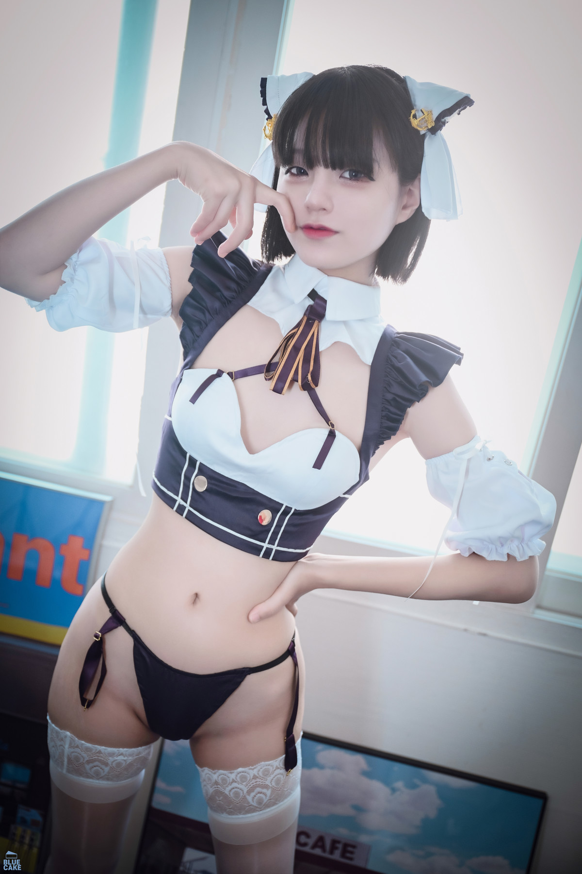Jeong-Jenny-정제니-BLUECAKE-Maid-Cosplay-Set01-04-26