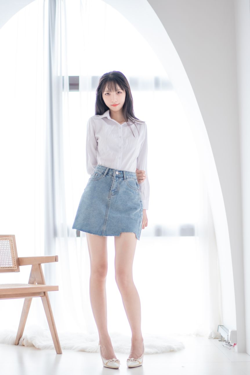 西瓜murmure西瓜少女-2021-04-29-牛仔裙-125P1V-12-19