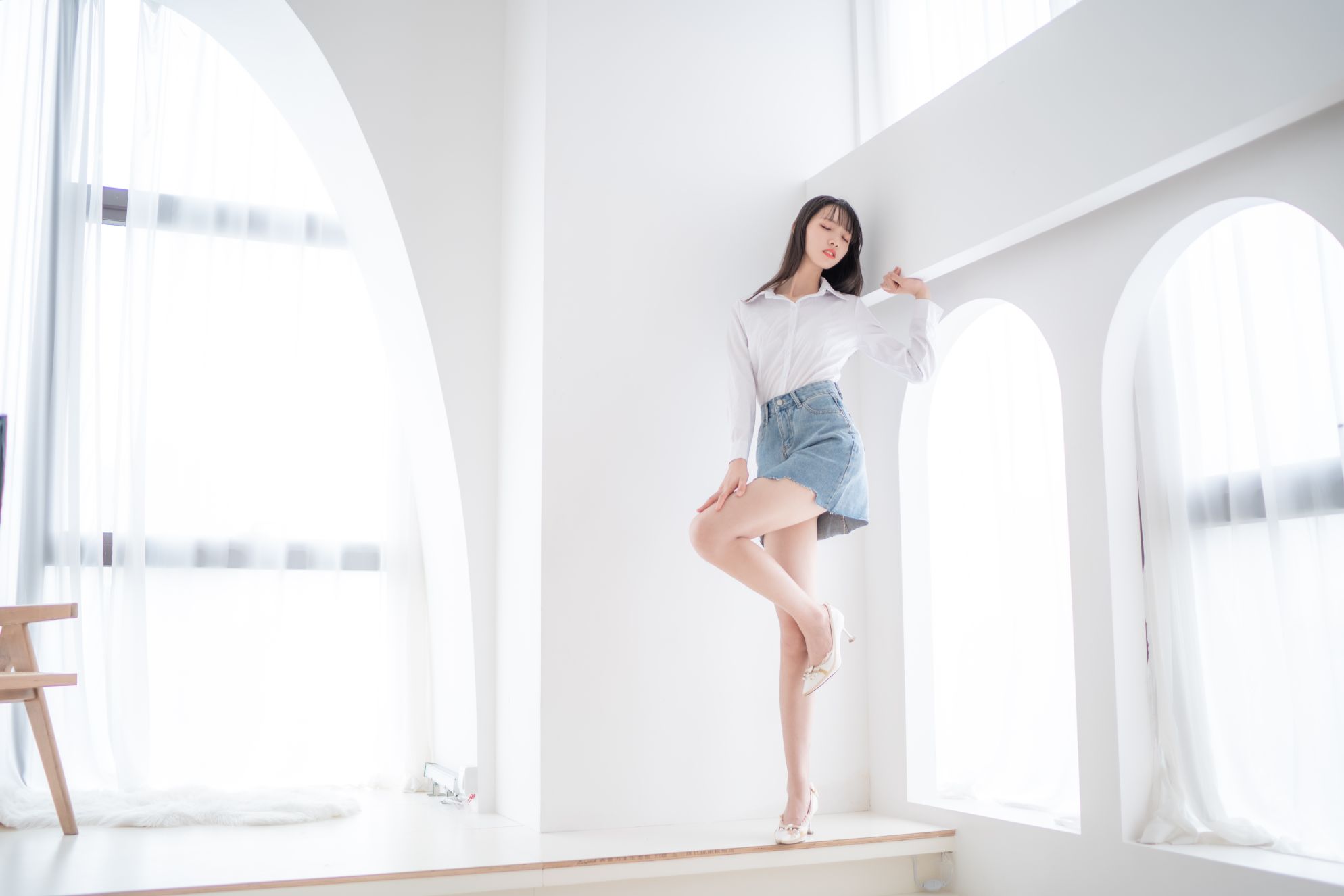 西瓜murmure西瓜少女-2021-04-29-牛仔裙-125P1V-12-19