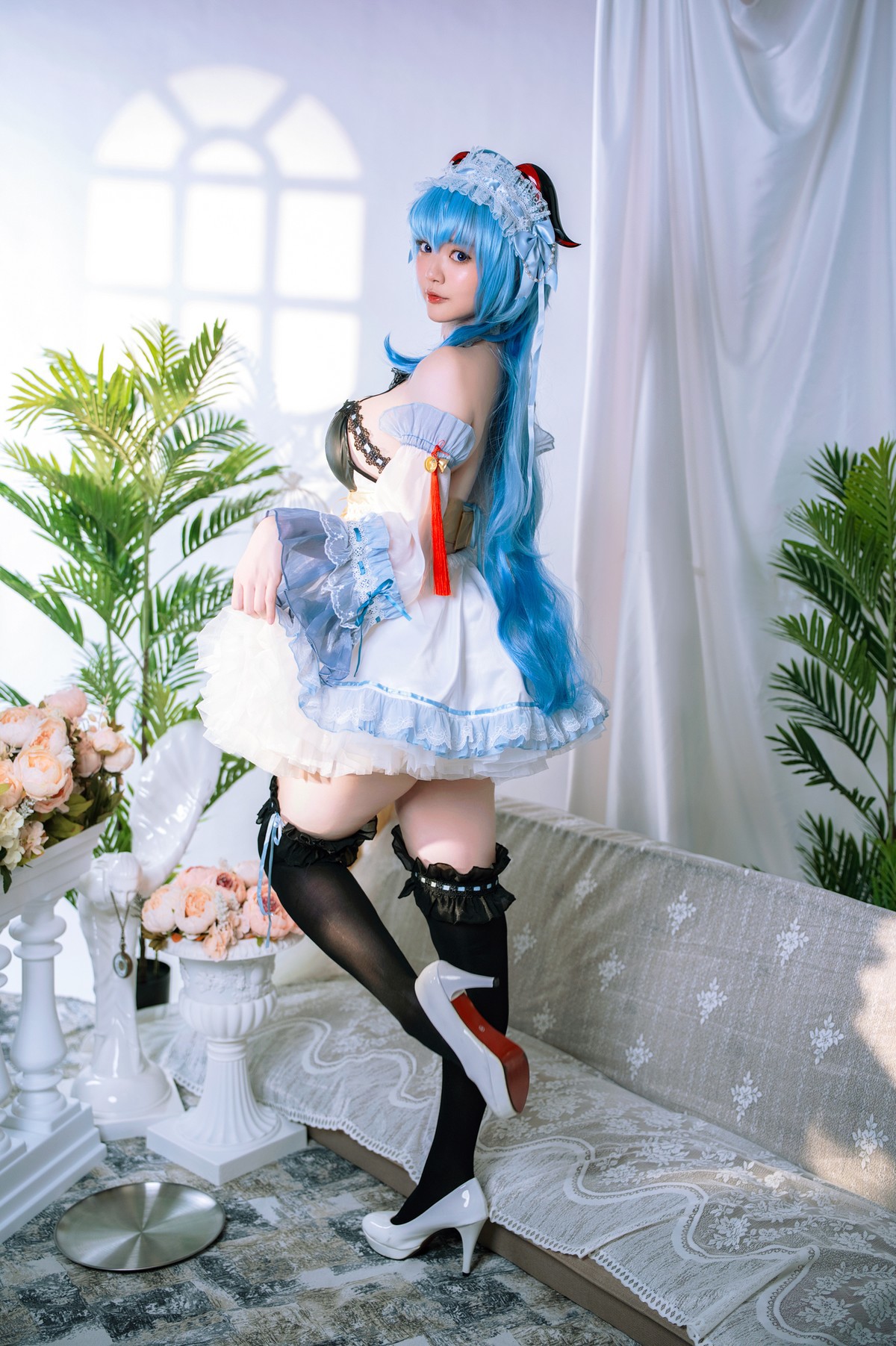 Cosplay-Ying-Tze-甘雨-Ganyu-Maid-12-15