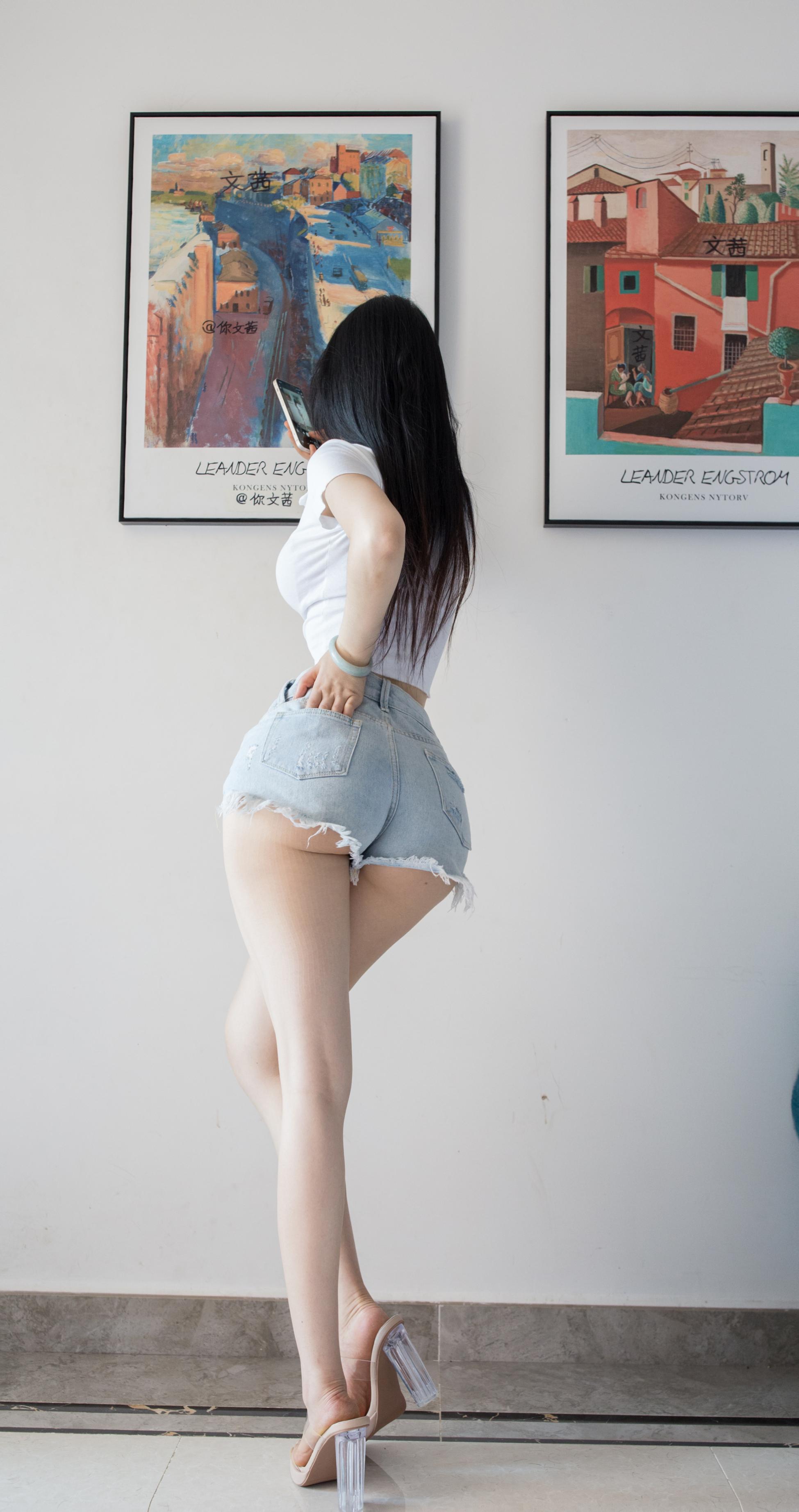 003Cool文茜-微密圈系列牛仔短裤-13P-669M-08-13