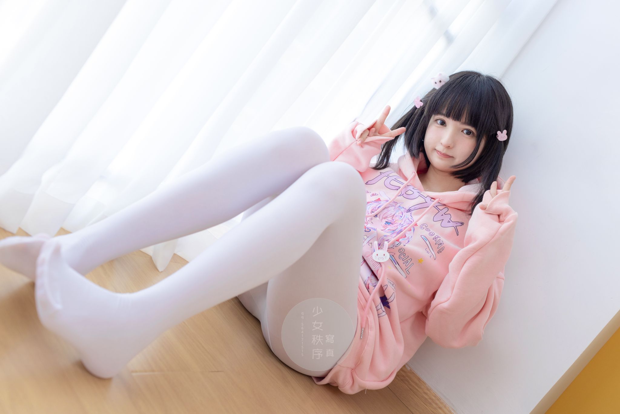 少女秩序写真-EXvol013-白丝卫衣66P-109G-01-07