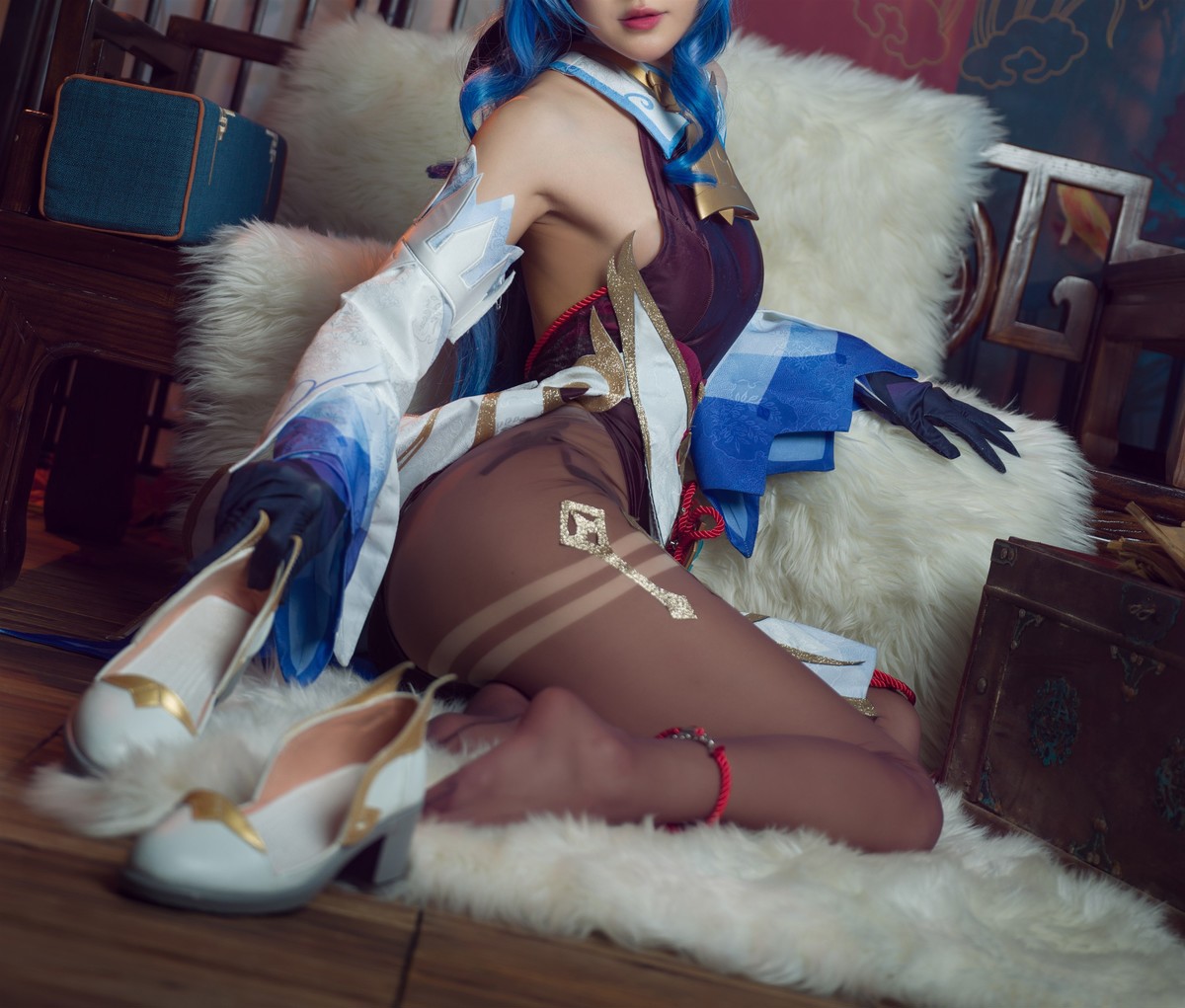 阿包也是兔娘-Cosplay-舰长-原神甘雨-09-11