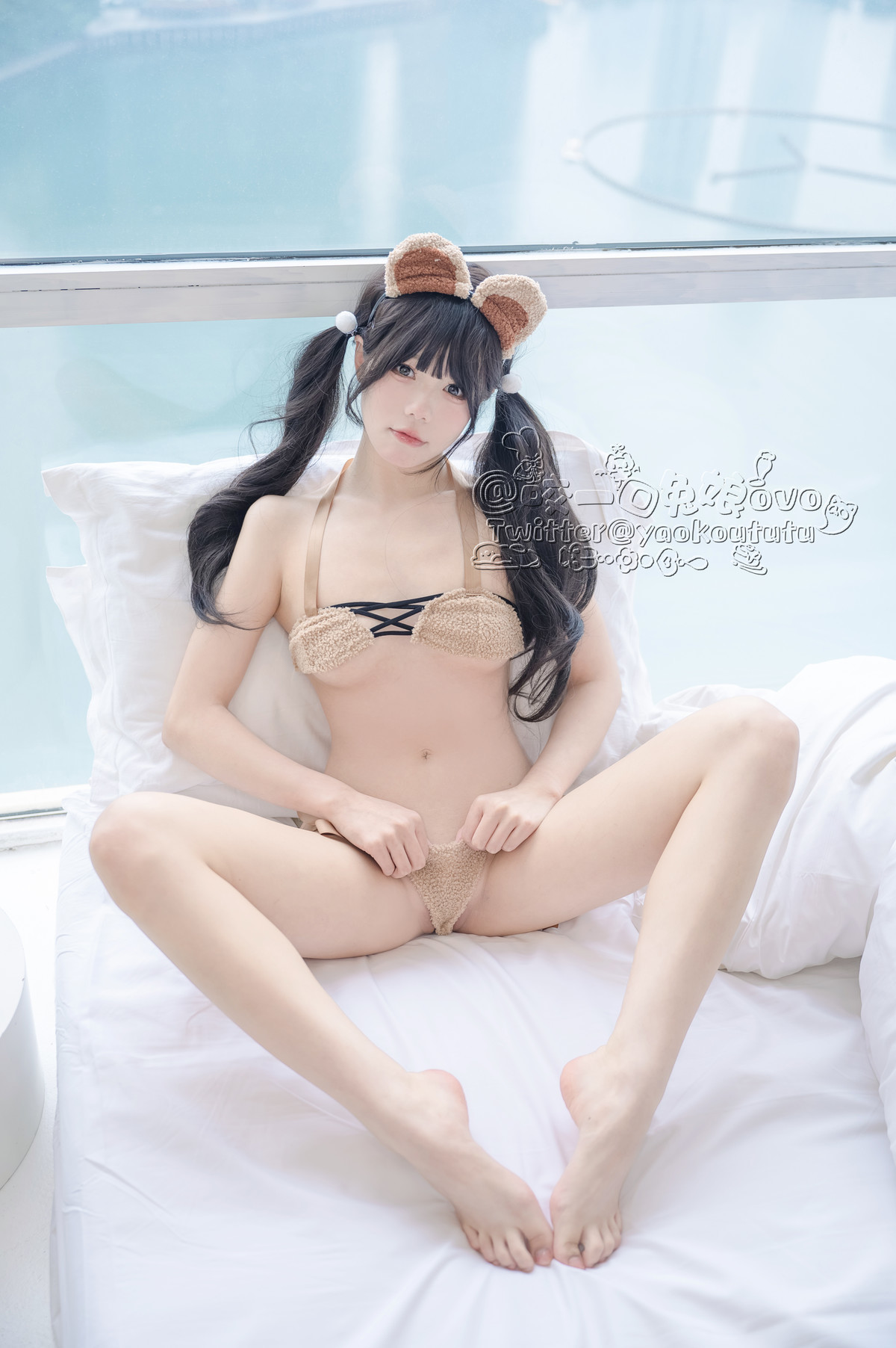 Cosplay-黏黏团子兔-小熊睡衣-10-01