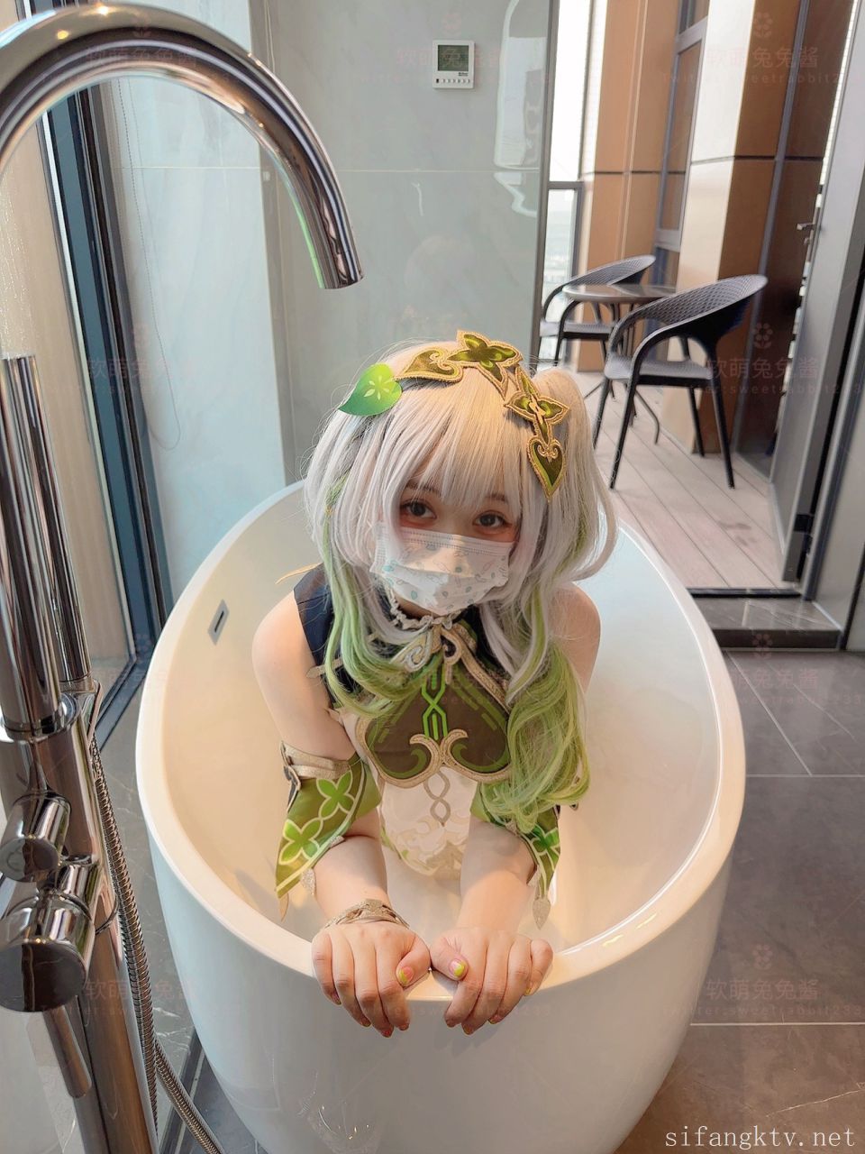 软萌兔兔酱-史莱姆草神-01-28