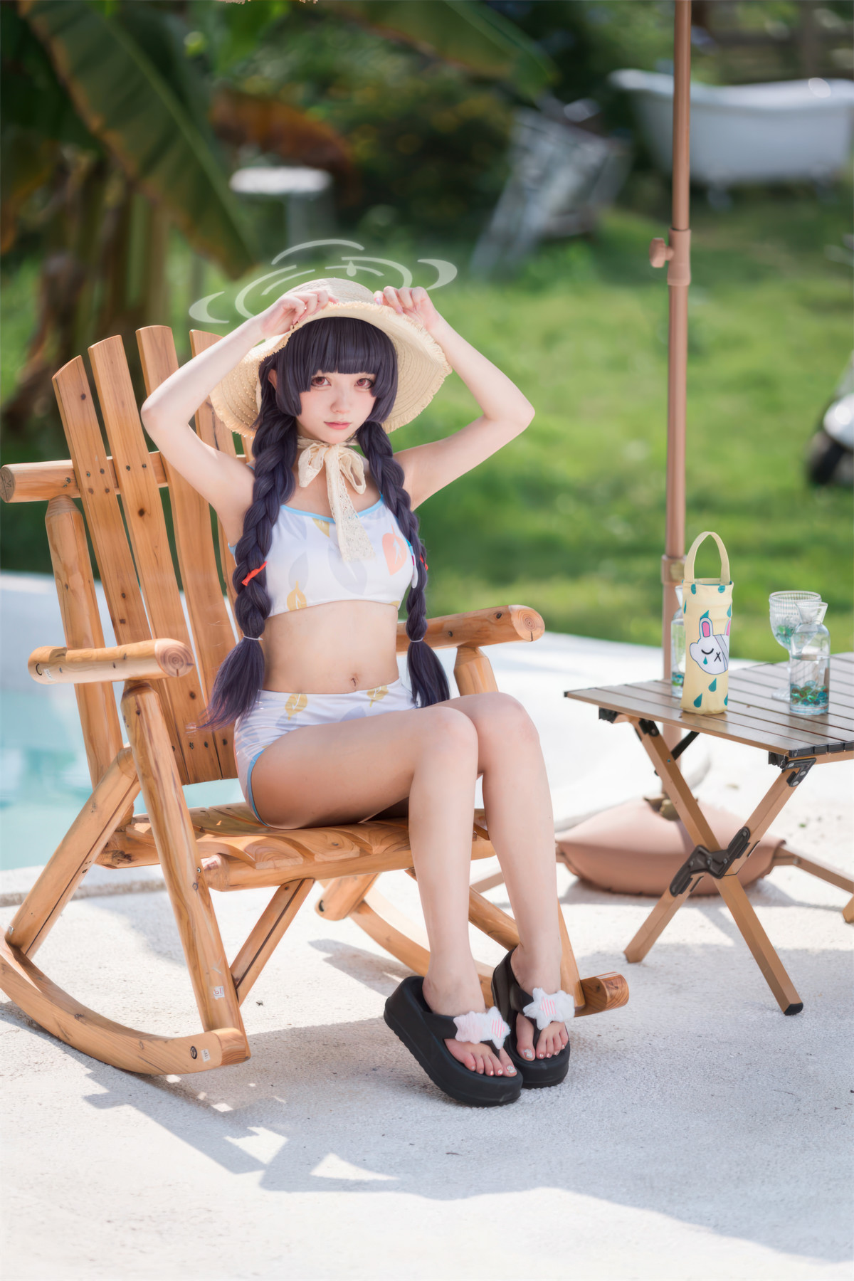 Cosplay-花铃-碧蓝档案-美游泳装-09-16