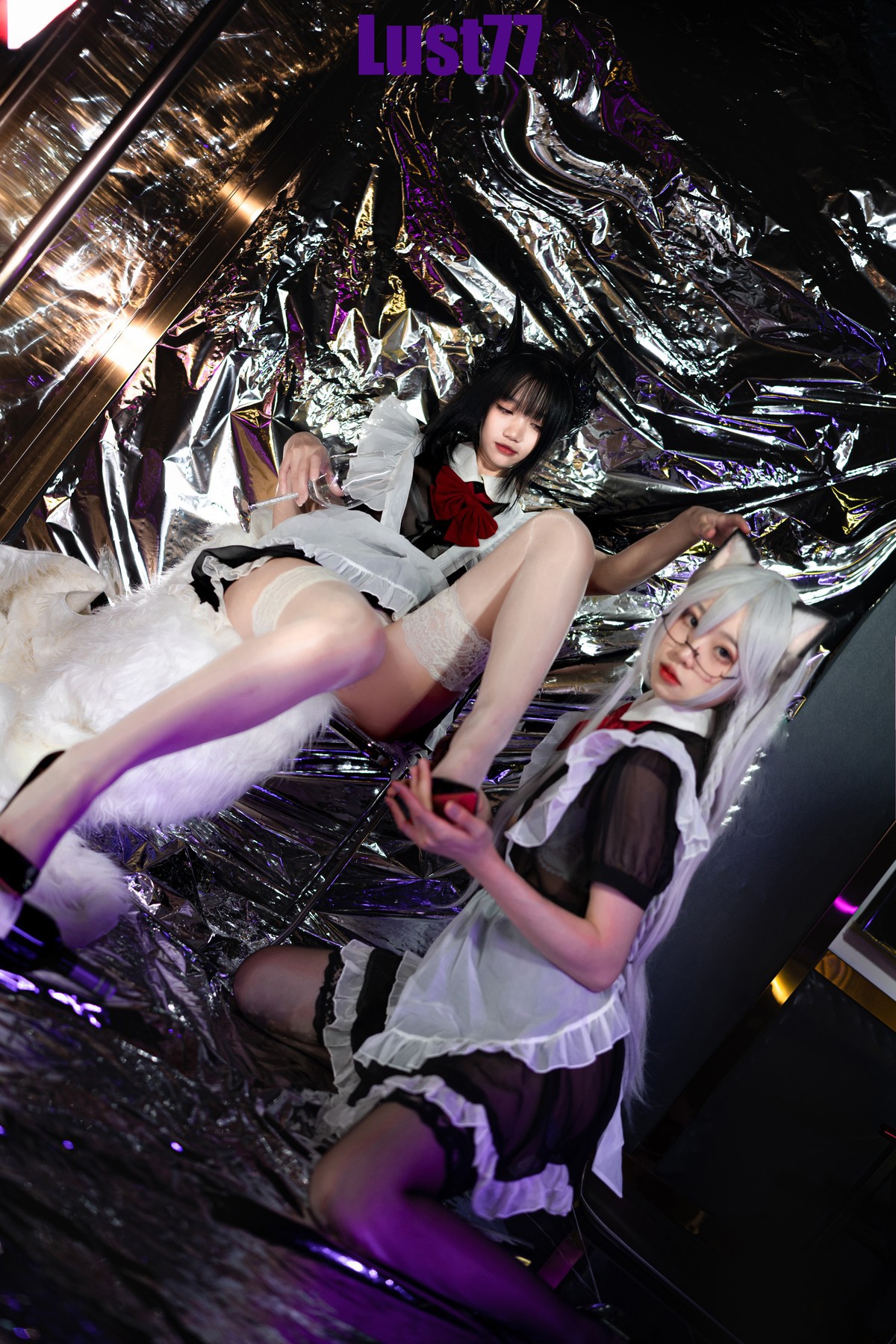 Cosplay-柒柒要乖哦-女仆の惩戒课-Set01-01-30