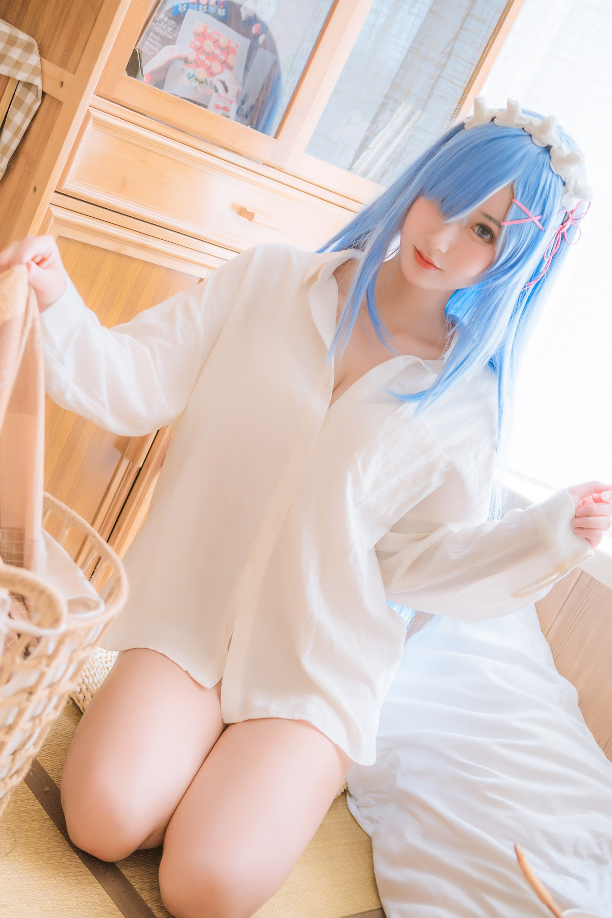 Cosplay-羽生三未图集-蕾姆-10-26