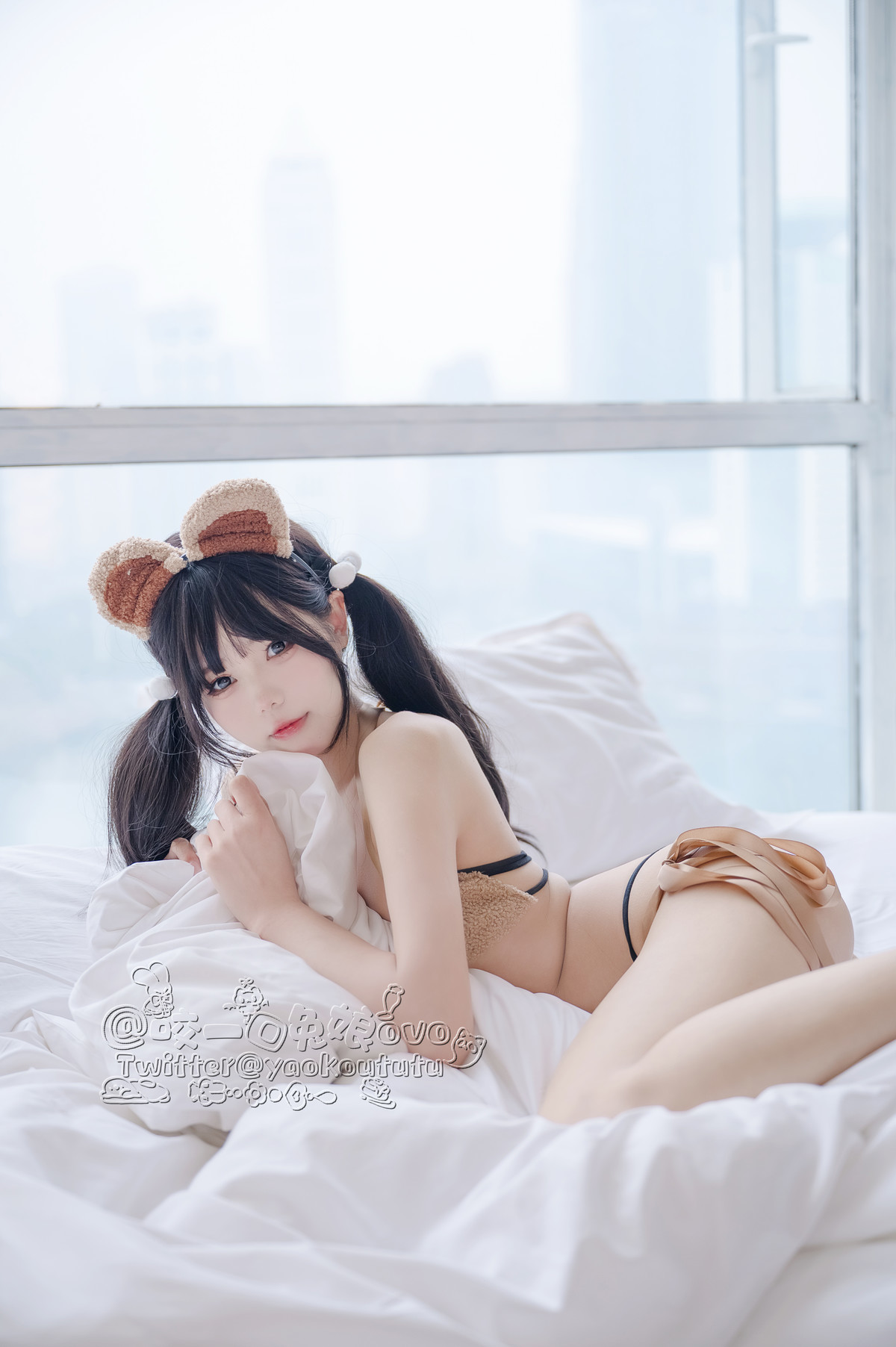 Cosplay-黏黏团子兔-小熊睡衣-10-01