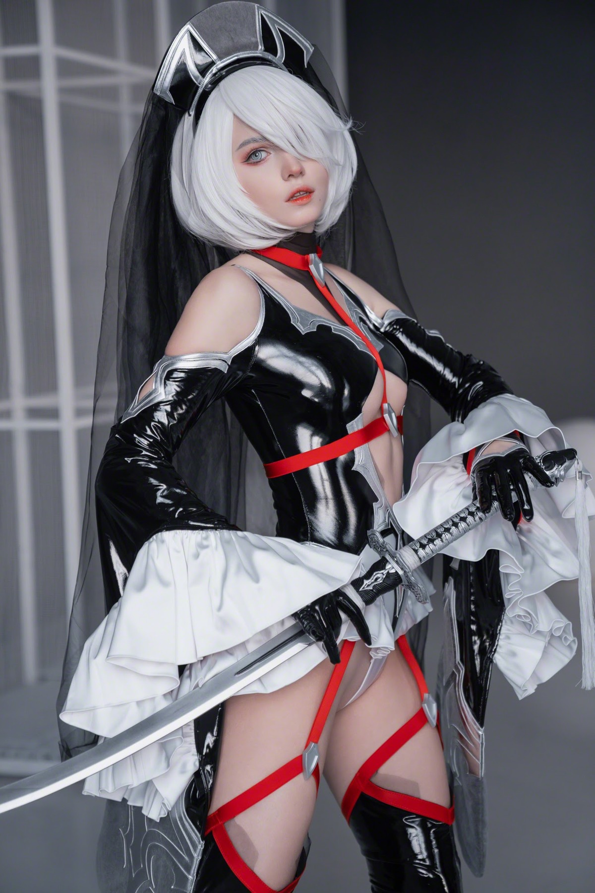Shirogane-Cosplay-2B-ヨルハ２号Ｂ型-Bride-Ver-01-28
