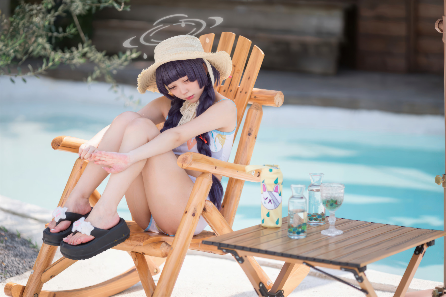 Cosplay-花铃-碧蓝档案-美游泳装-09-16