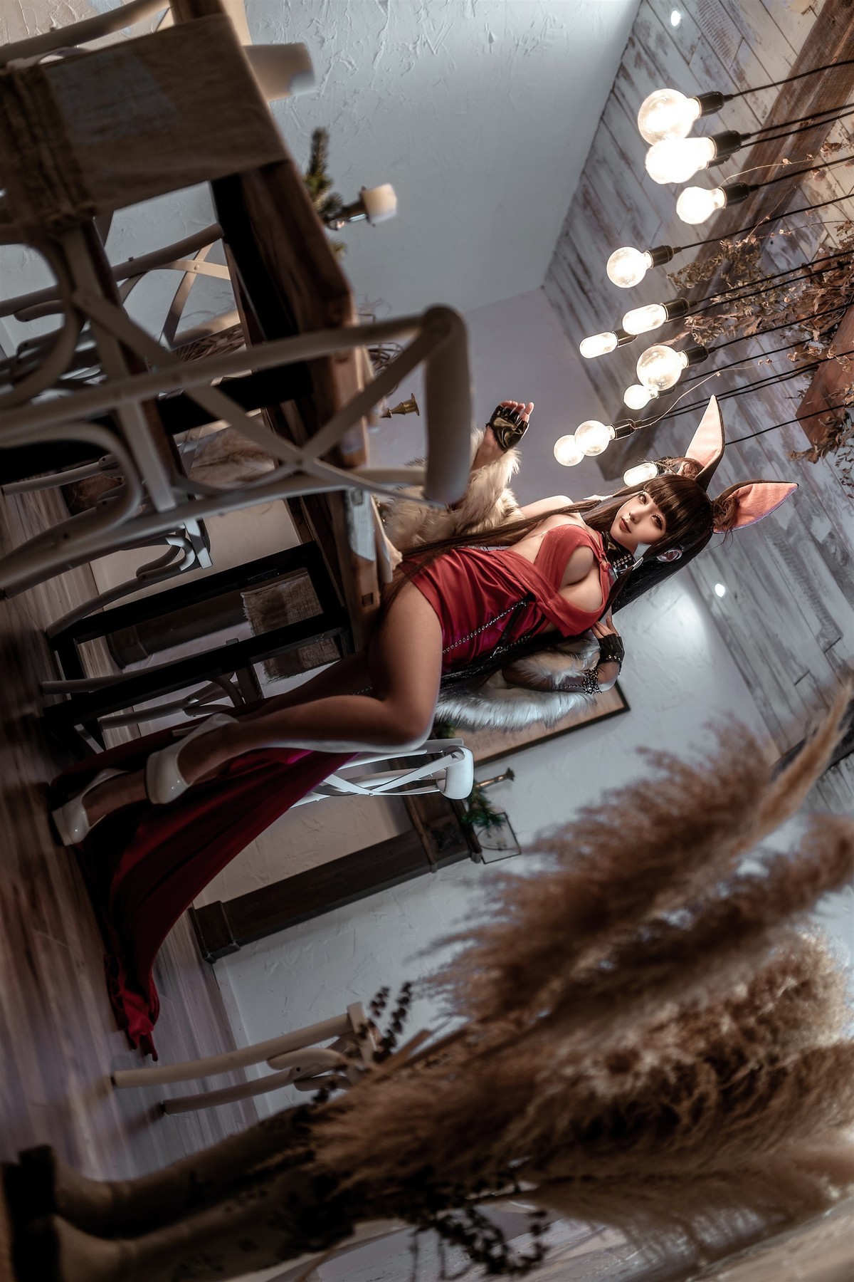 Cosplay-蠢沫沫Chunmomo-Akagi-Ruby-Laced-10-16