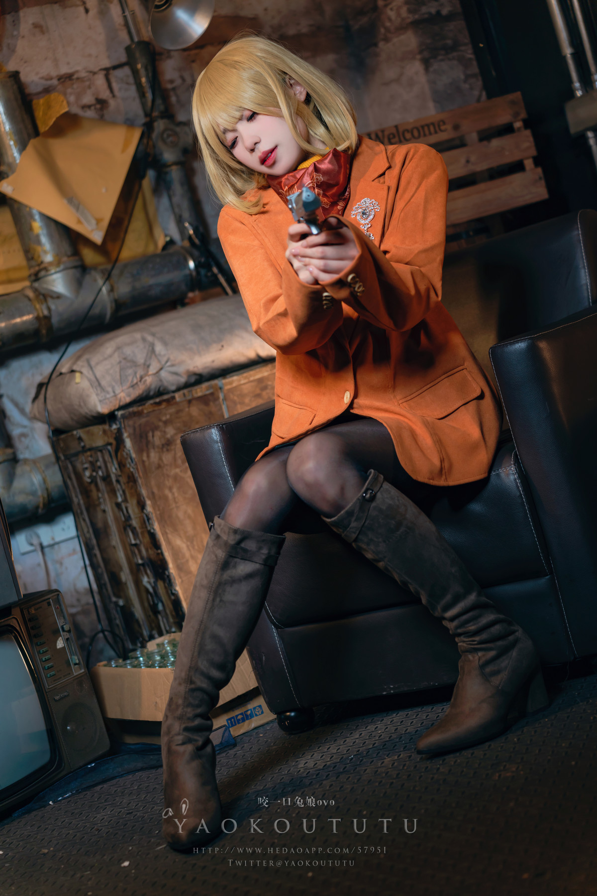 Cosplay-黏黏团子兔-生化危机4重置版-阿什莉-10-01