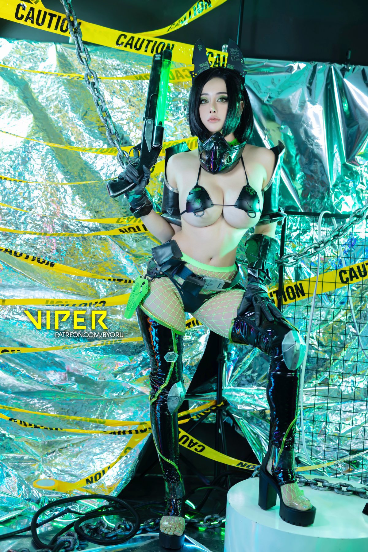 Cosplay-日本性感萝莉Byoru-Viper-Valorant-10-29