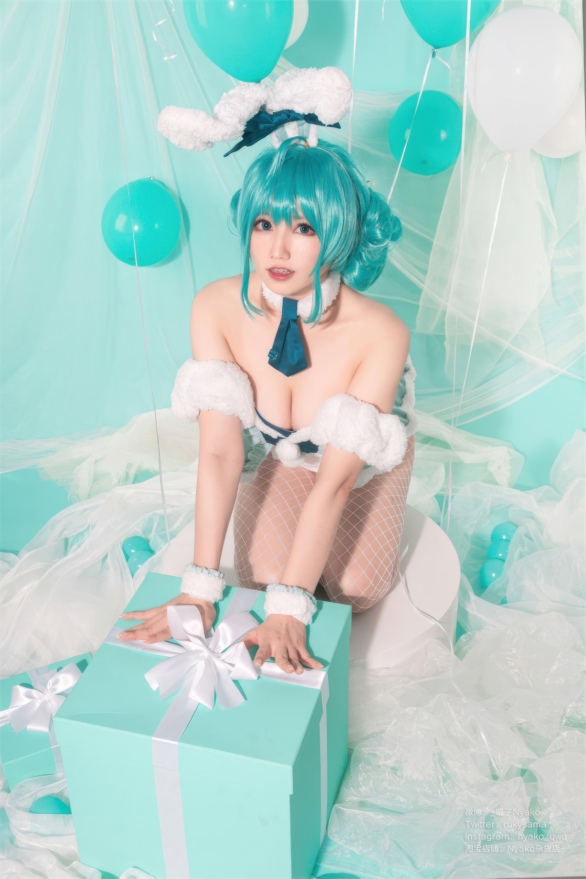 Cosplay-Nyako喵子-初音白兔-04-20
