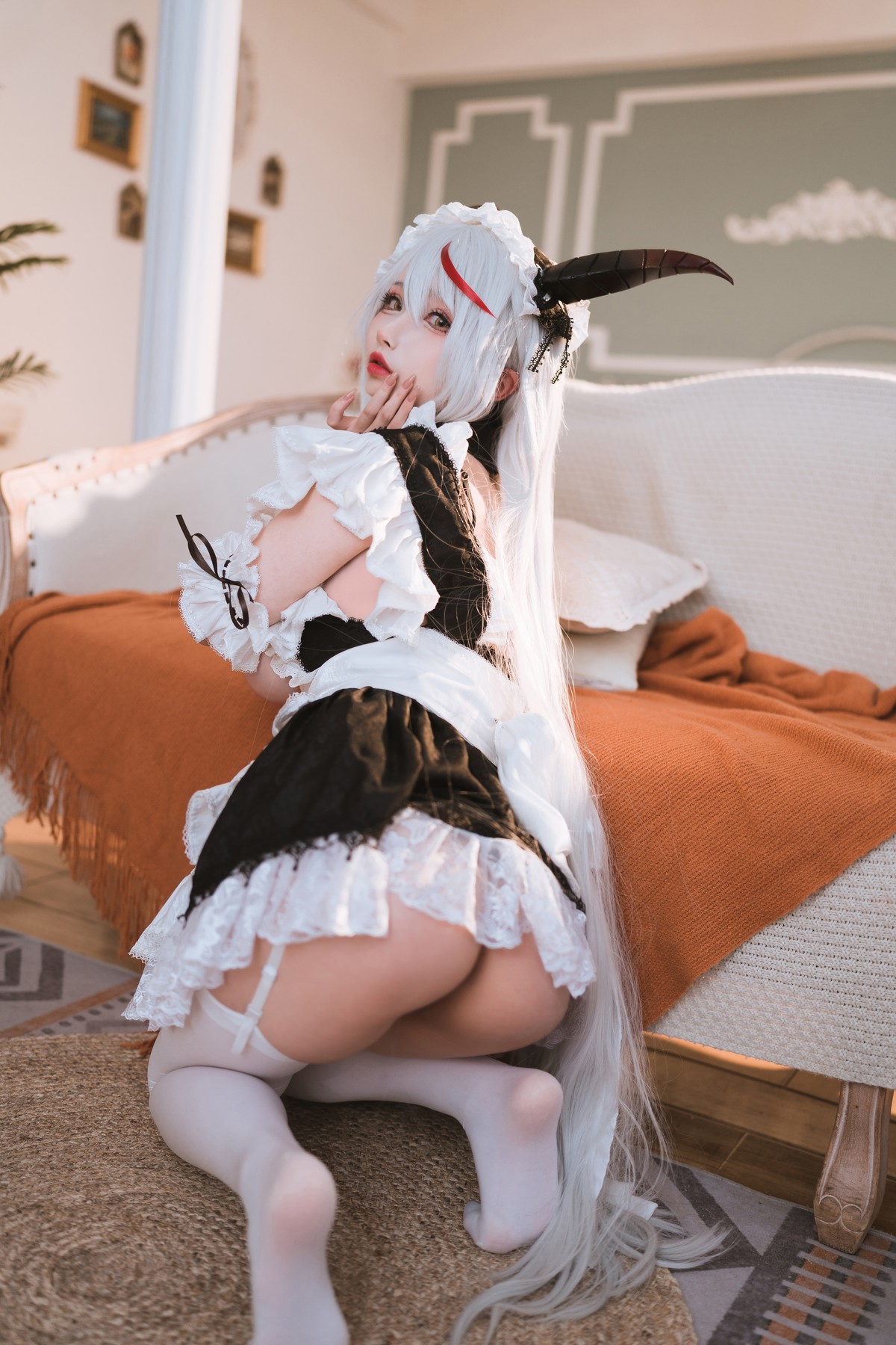Cosplay-rioko凉凉子-妄想航线-港区的龙女仆-09-21