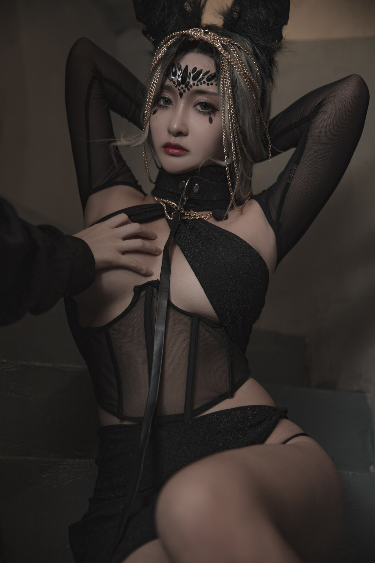 Cosplay-洛璃LoLiSAMA-狼少女-狼女的调教-Set01-11-12