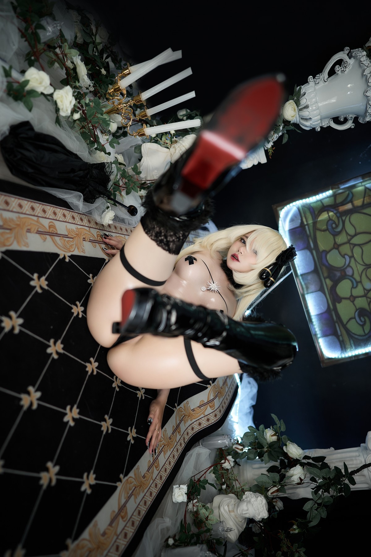 Cosplay-洛璃LoLiSAMA-暗黑小红帽-02-28