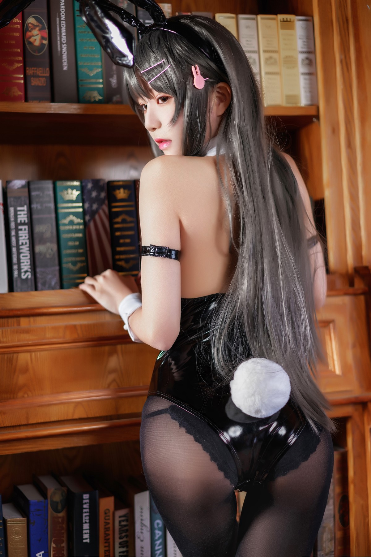 桜桃喵-Cosplay-樱岛麻衣兔女郎-12-26