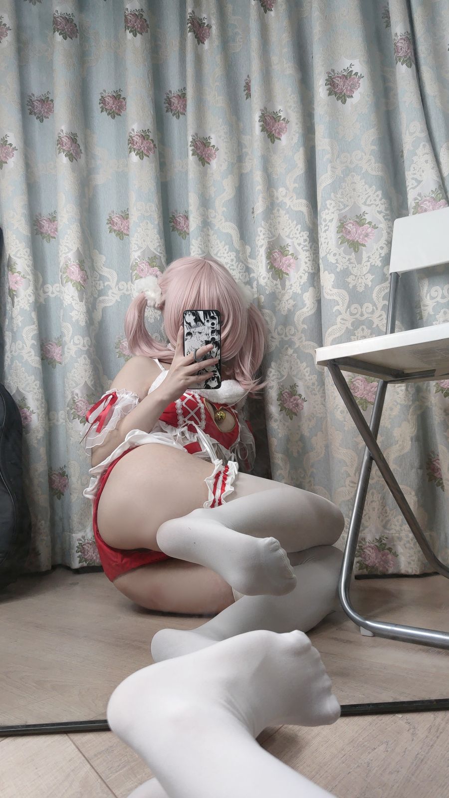 神沢永莉---平安夜红色分体式-04-03-2