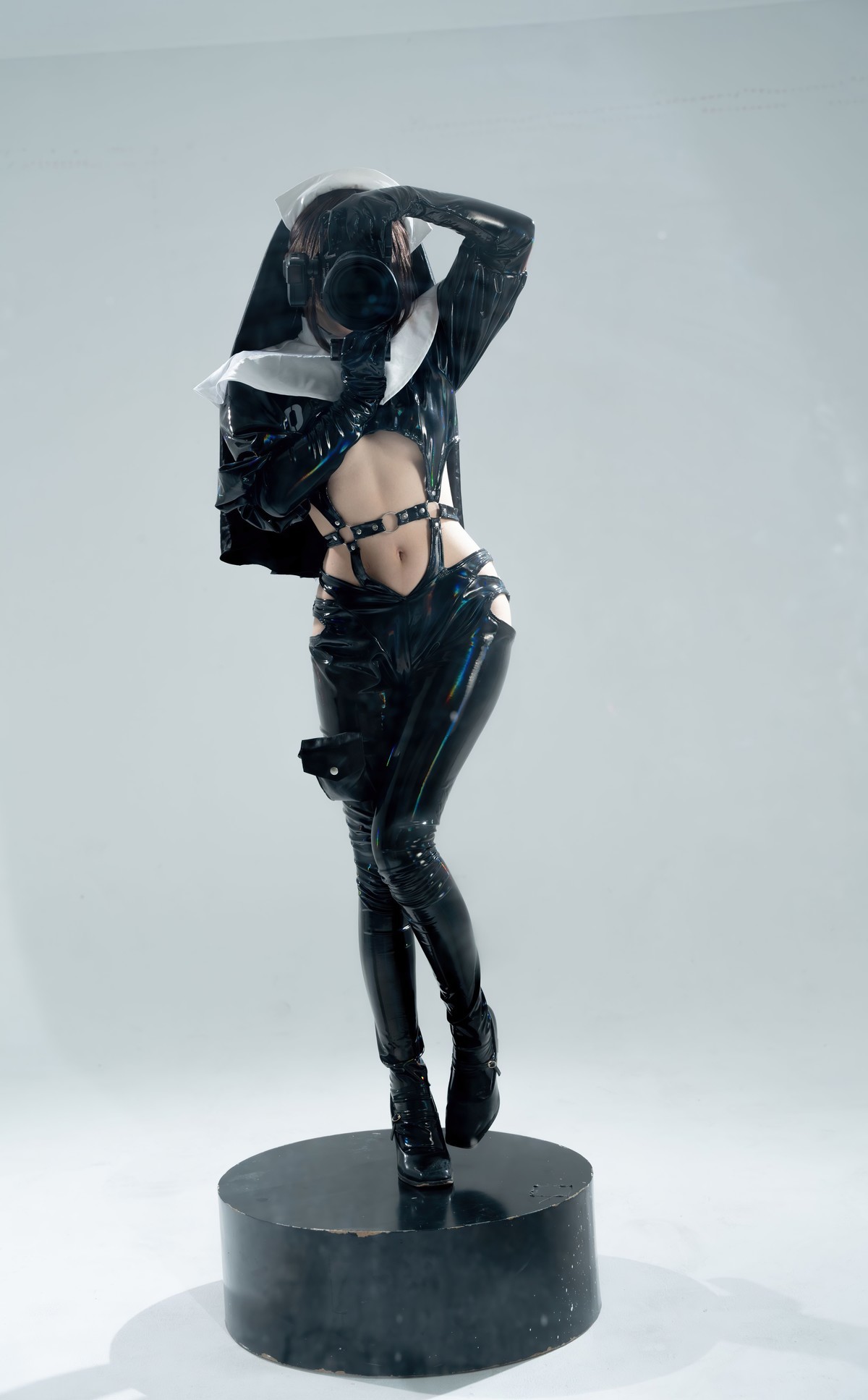 Cosplay-花铃-漆皮修女-02-11