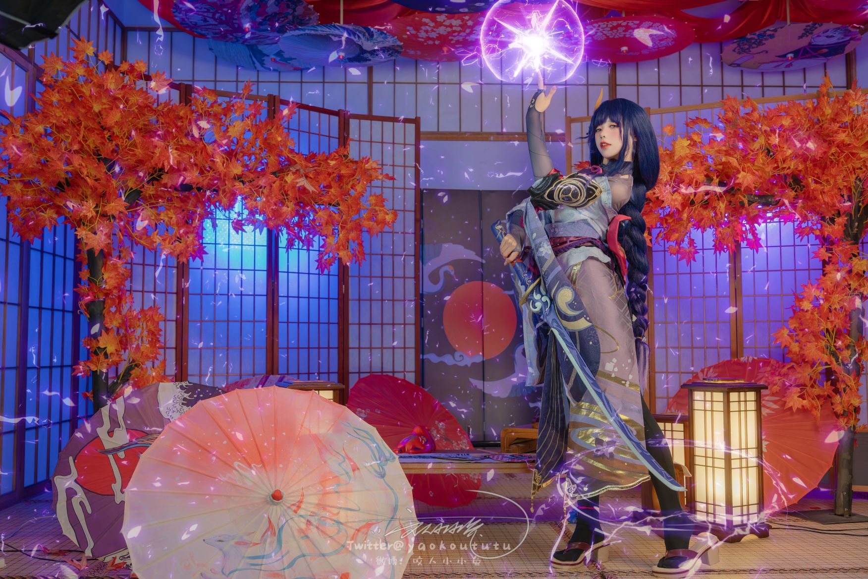 咬人小小兔咬一口兔娘---3月作品-原神雷电将军-76P1V-143G-04-07