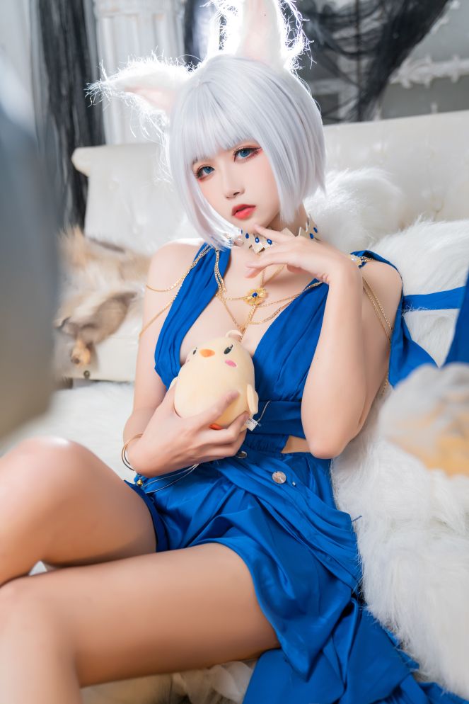 Momoko葵葵瓜希酱-碧蓝航线赤城加贺-礼服-03-02