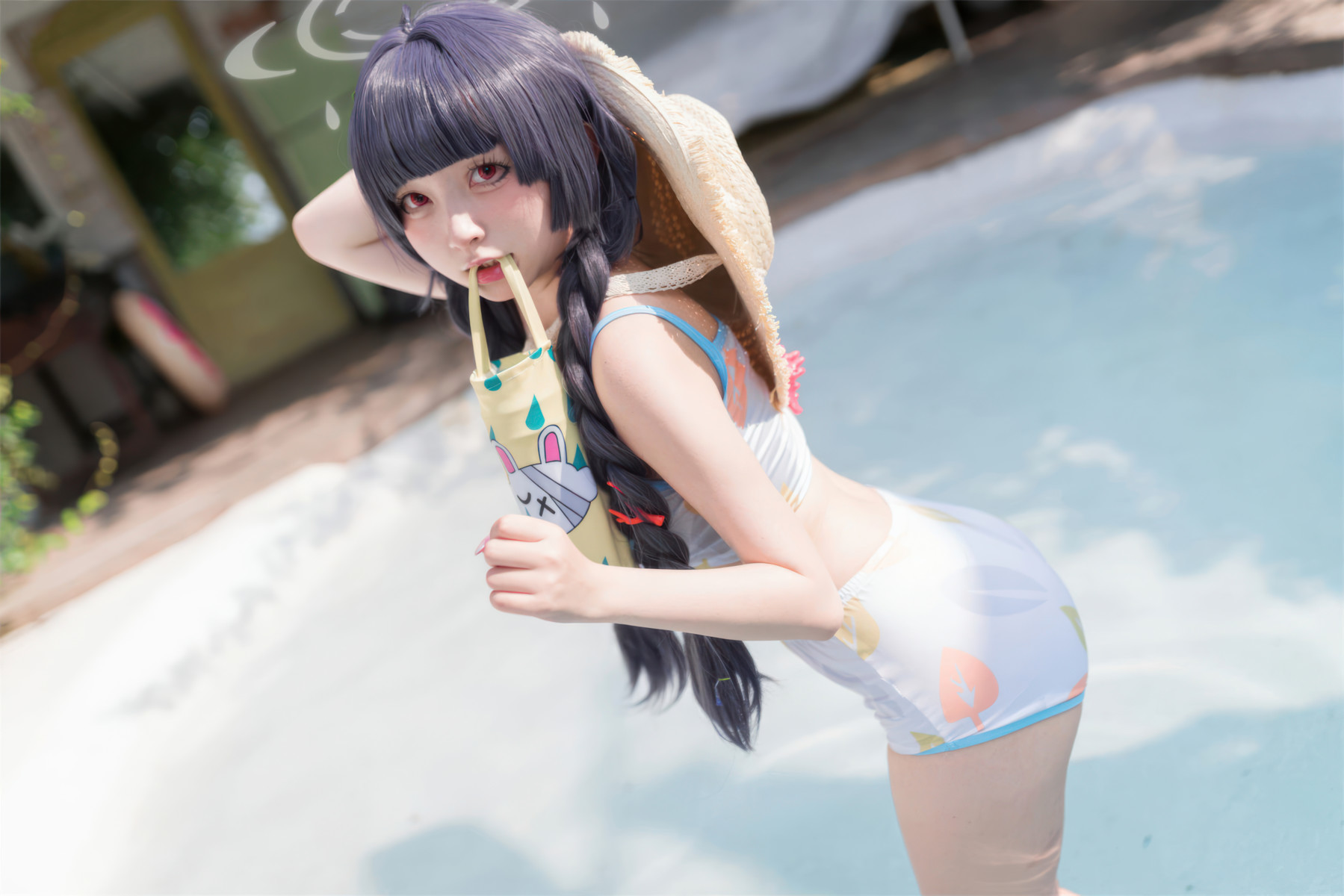 Cosplay-花铃-碧蓝档案-美游泳装-09-16