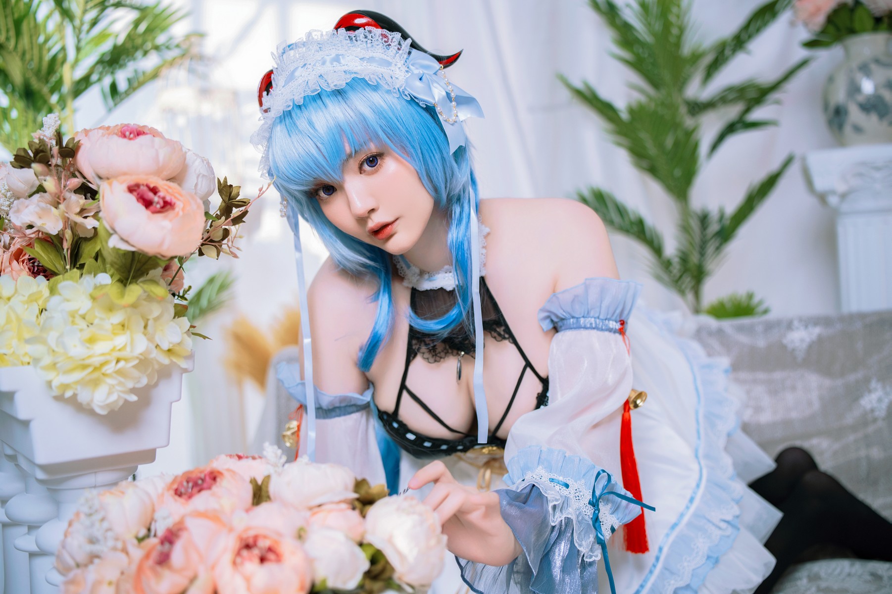 Cosplay-Ying-Tze-甘雨-Ganyu-Maid-12-15