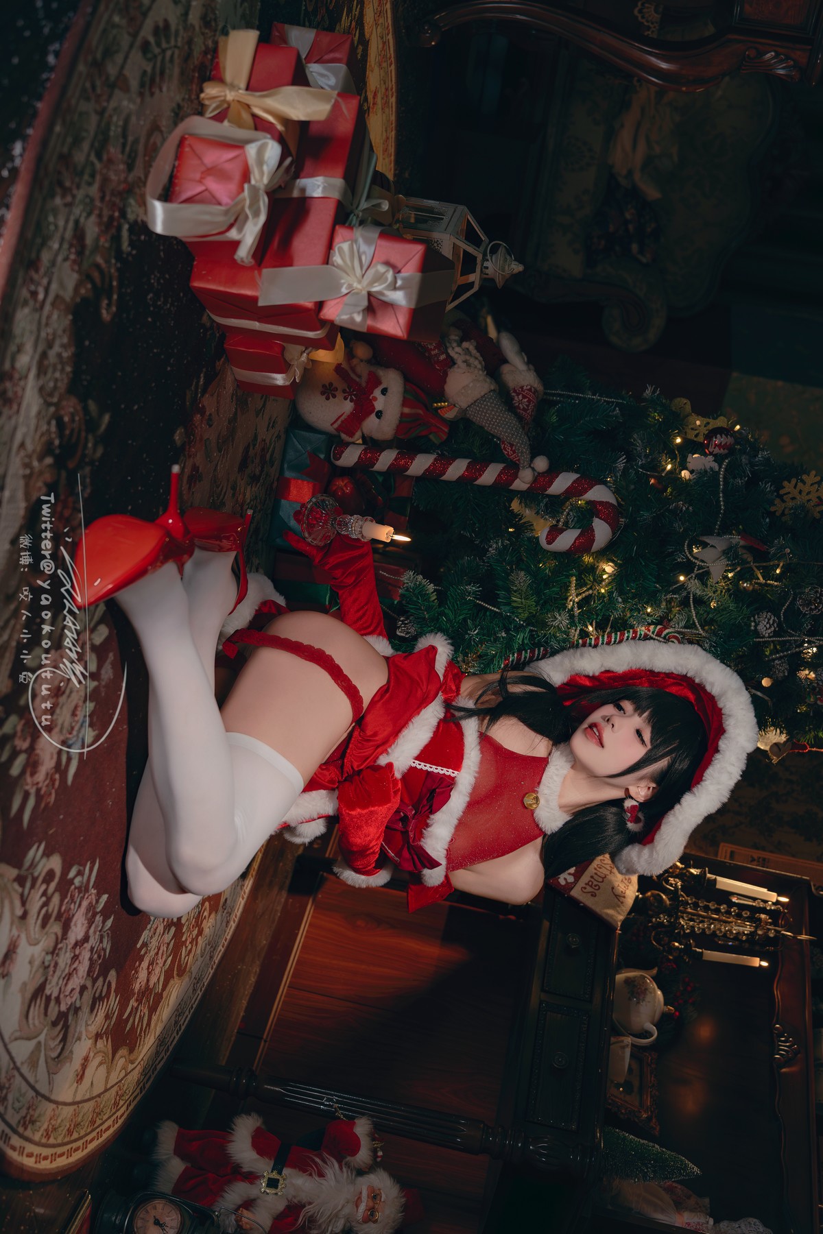 Cosplay-黏黏团子兔-魔女圣诞夜-Christmas-Eve-Set01-12-22