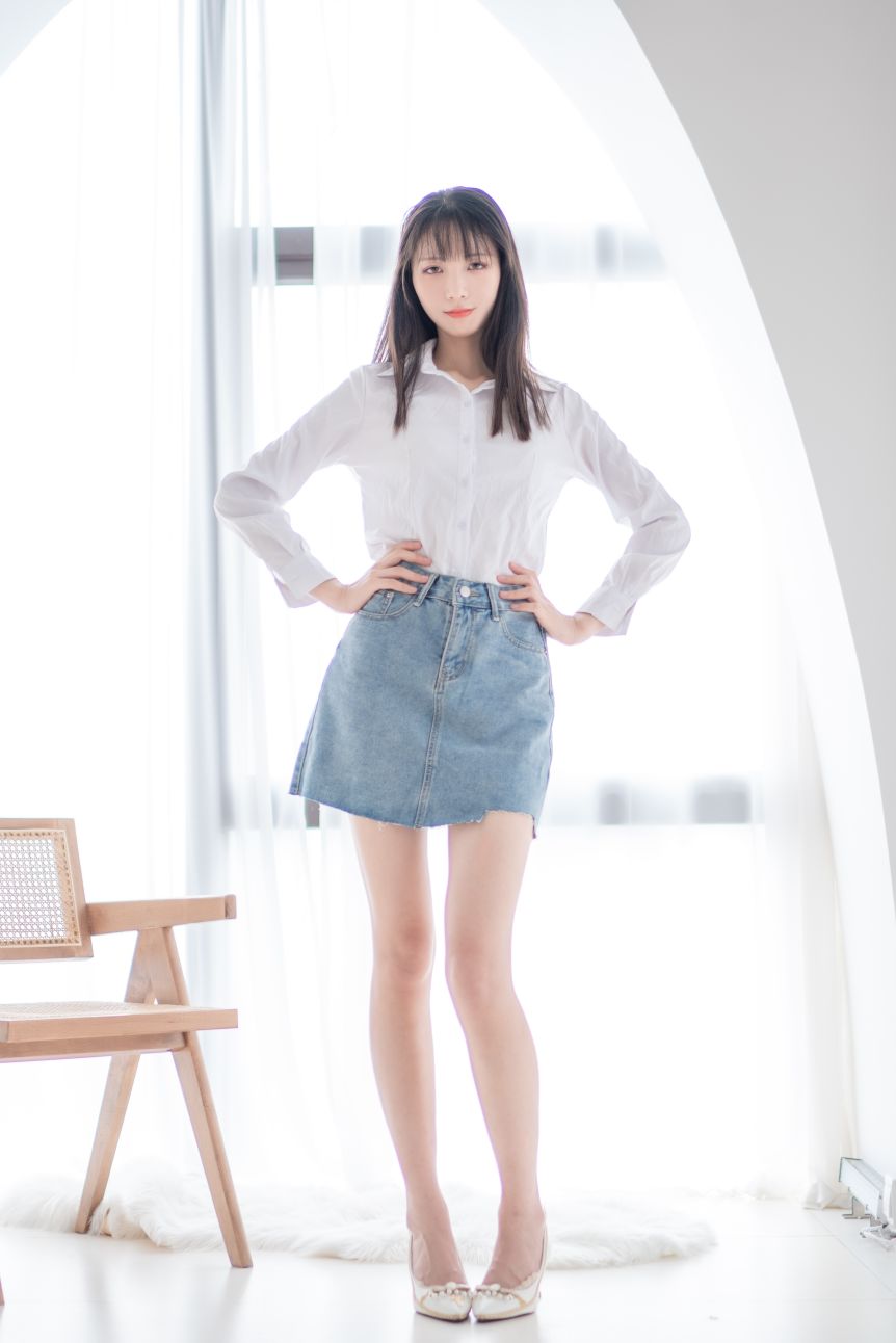 西瓜murmure西瓜少女-2021-04-29-牛仔裙-125P1V-12-19