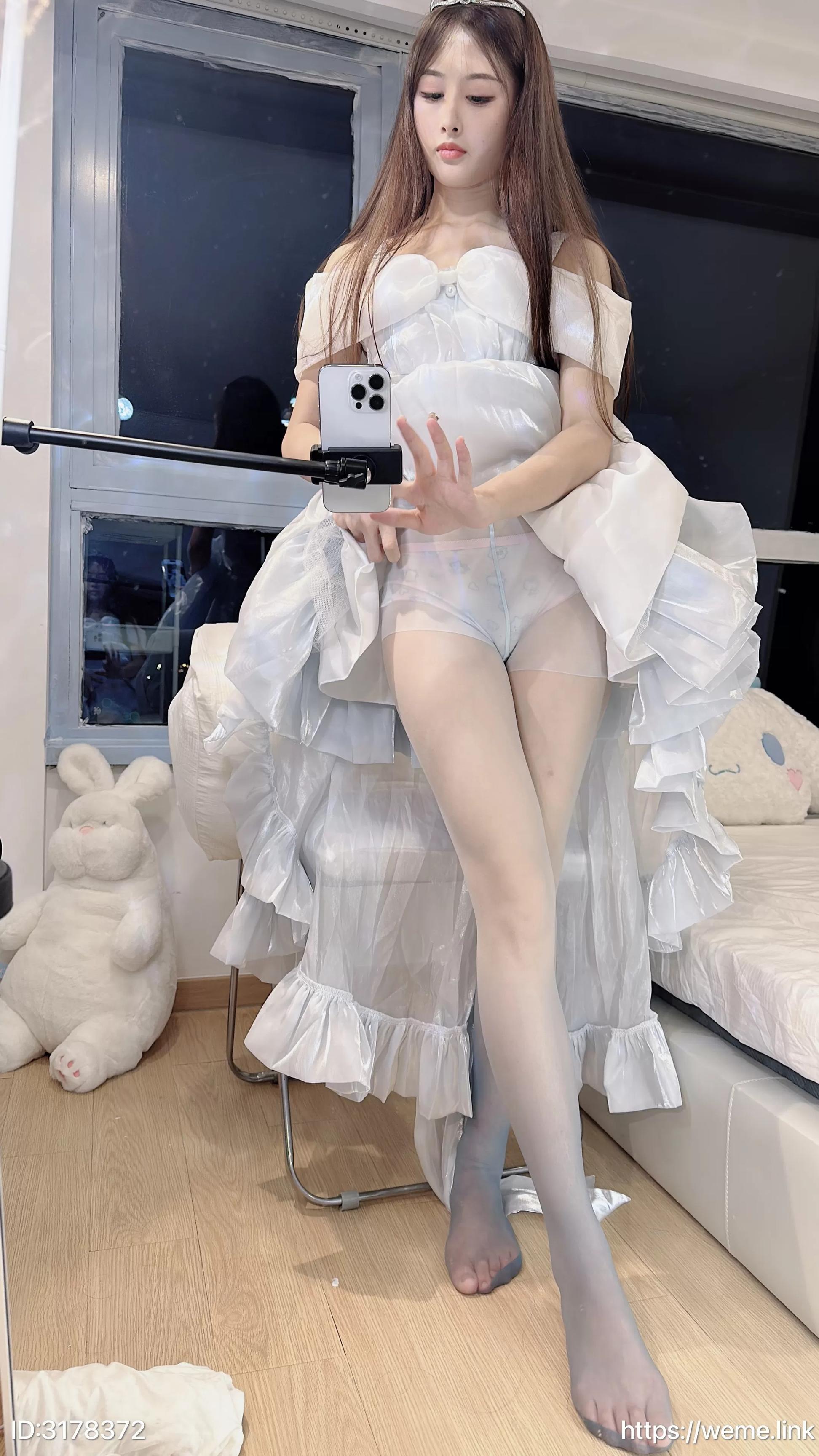 小萌子--NO016-渐变蓝丝袜53P49MB-08-17