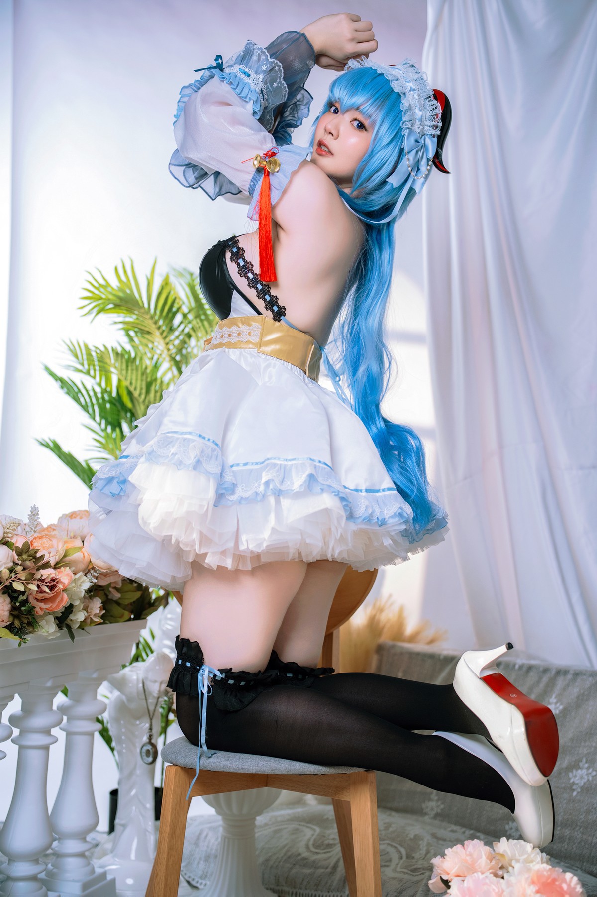 Cosplay-Ying-Tze-甘雨-Ganyu-Maid-12-15