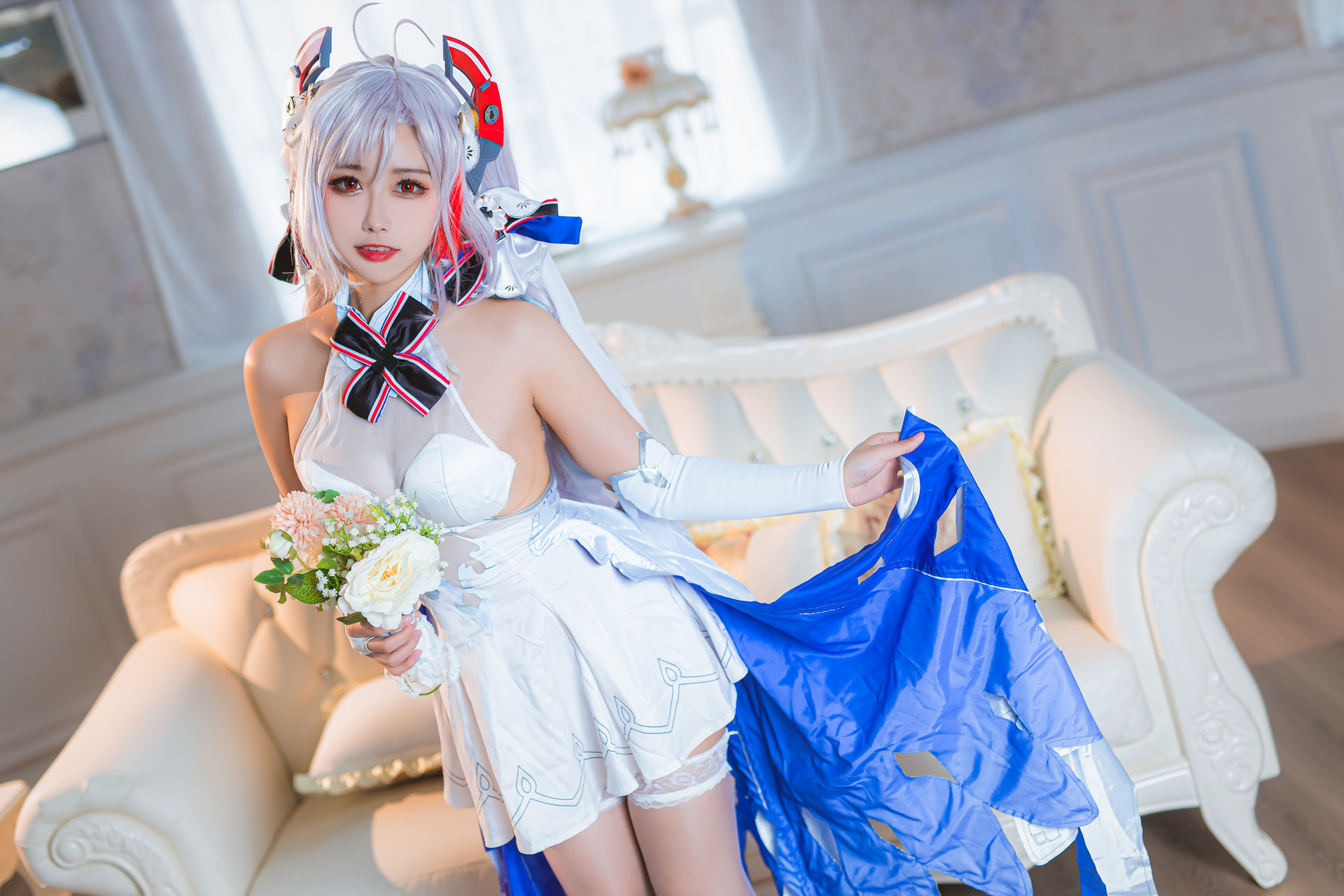Momoko葵葵-Prinz-Eugen-欧根亲王-花嫁-Bride-Ver-09-23