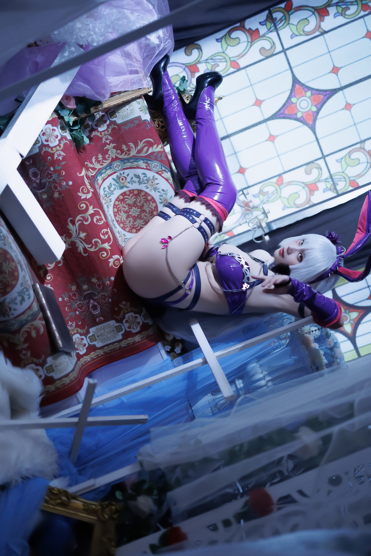 Cosplay-Cien恩恩-黑贞兔女郎泳装-12-20