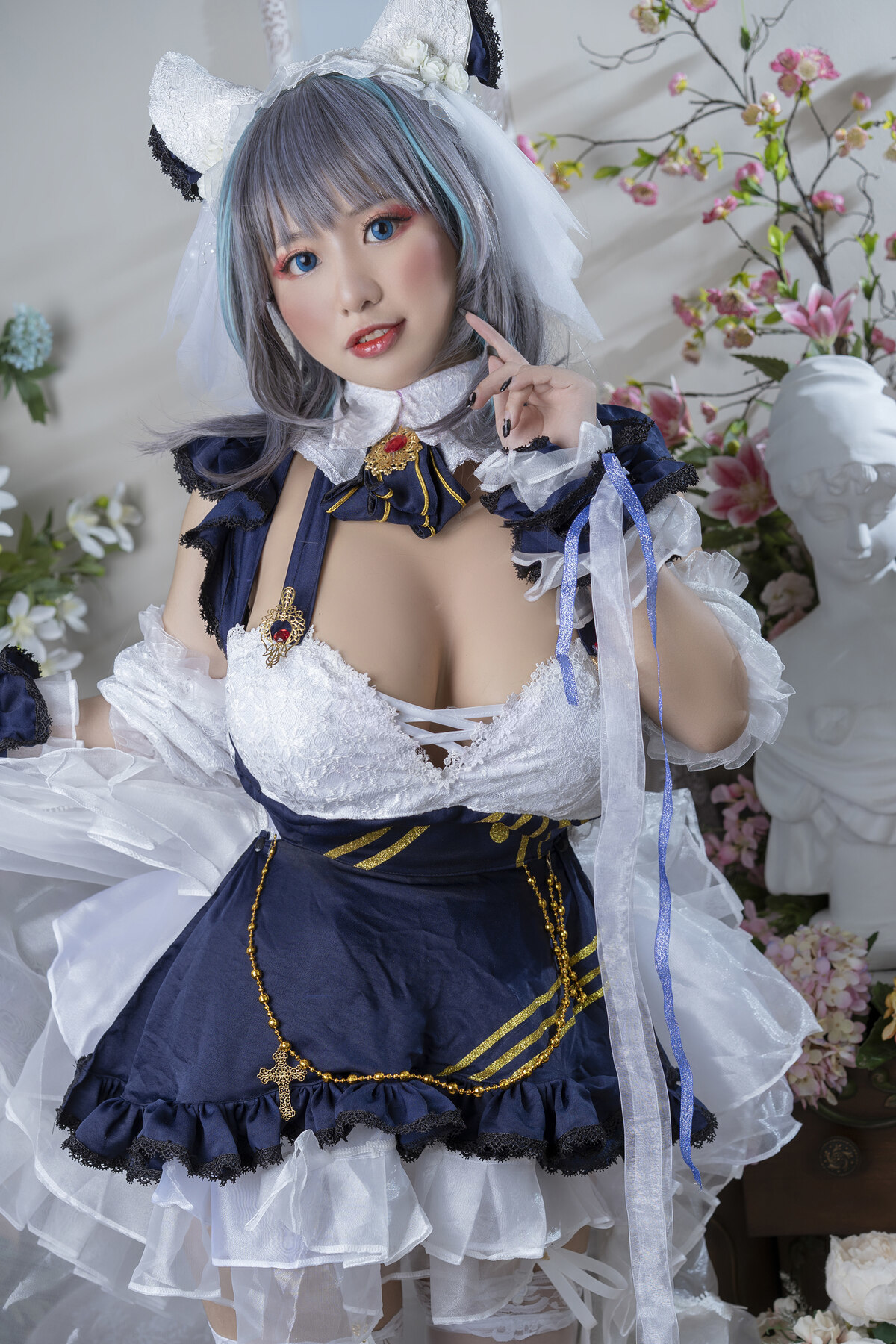 Chono-Black-ちょうの-Cheshire-Maid-柴郡-11-15
