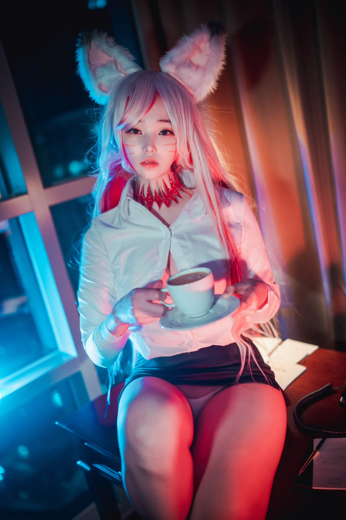 Bambi-밤비-DJAWA-Kumiho-in-the-Office-Set01-03-24