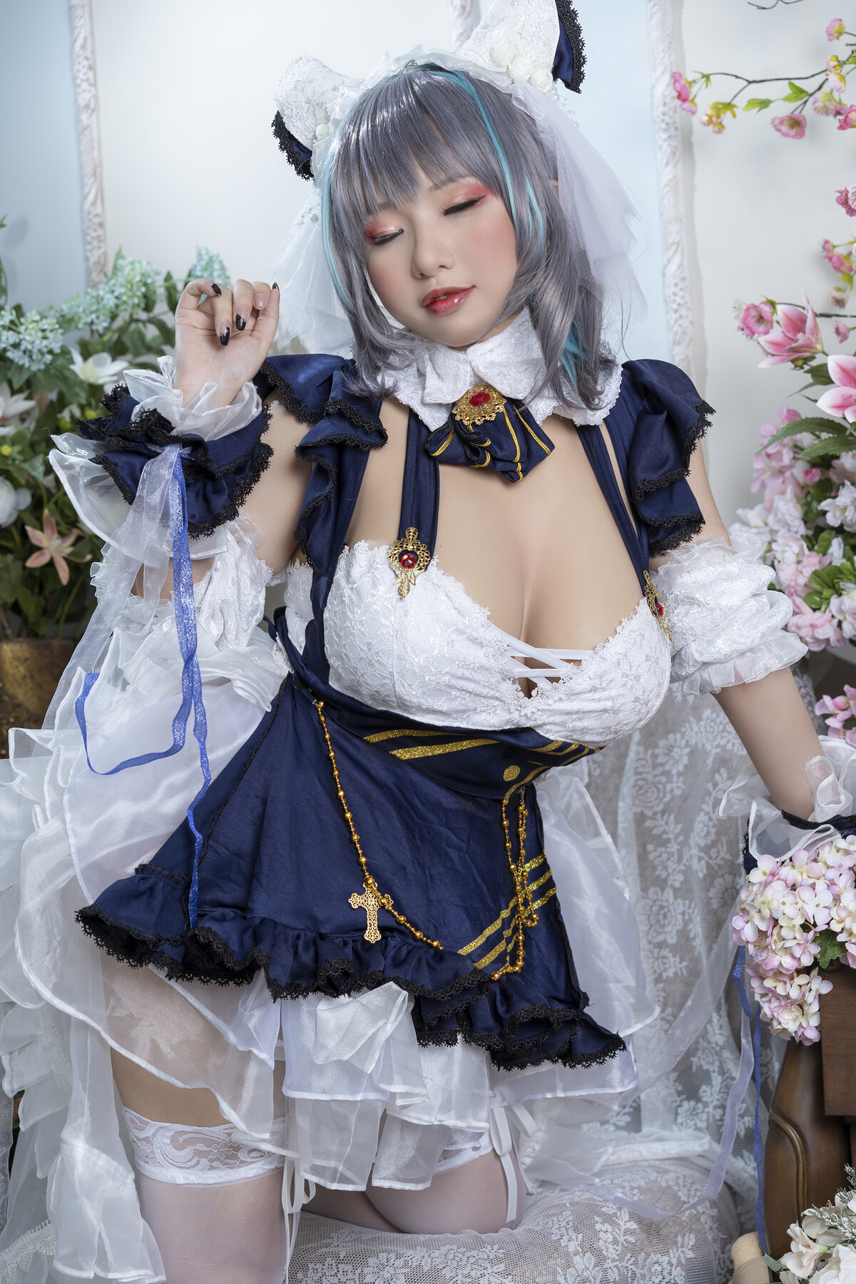 Chono-Black-ちょうの-Cheshire-Maid-柴郡-11-15