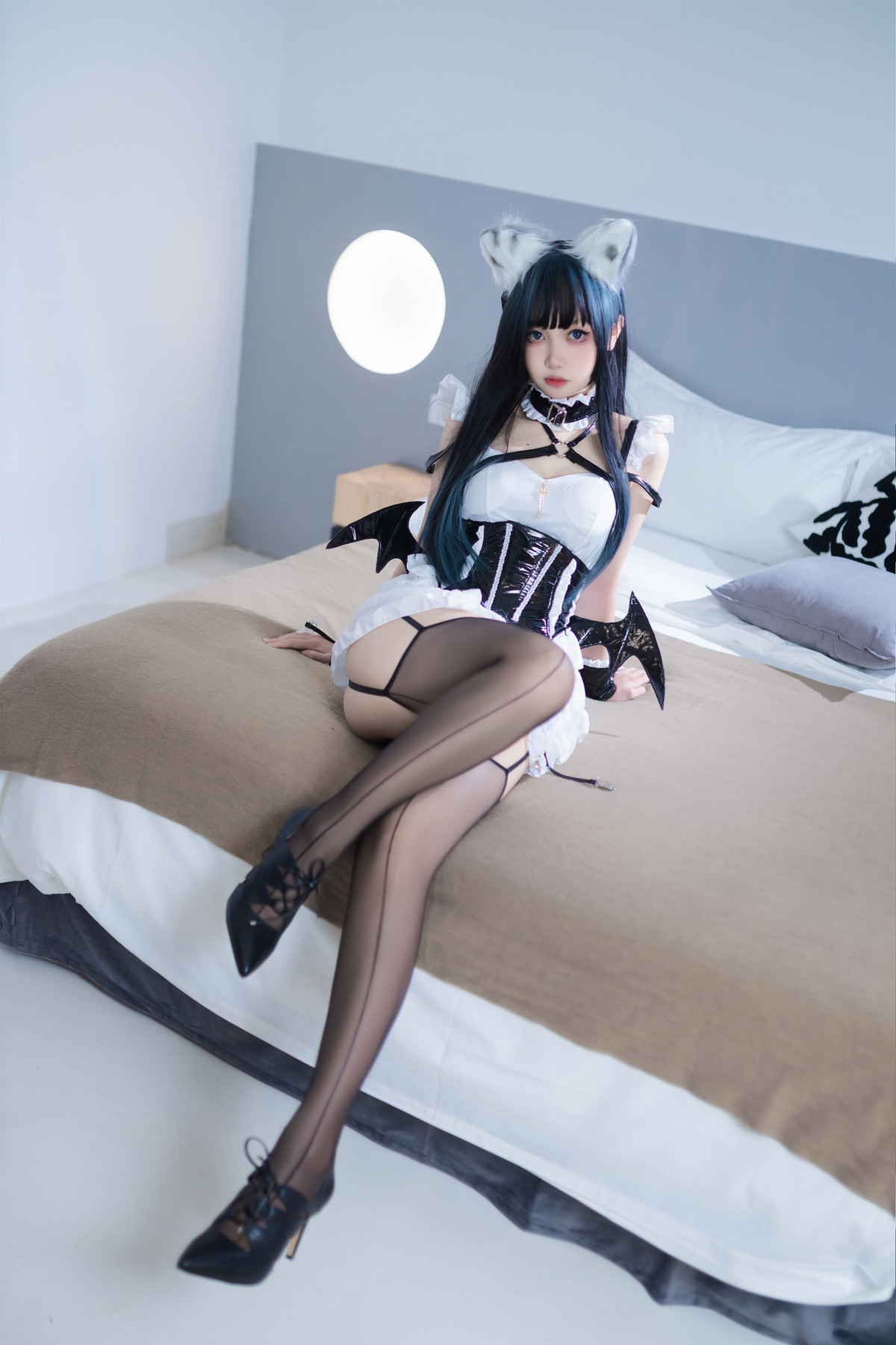 Cosplay-洛桑w伊梓-猫耳小恶魔-04-21